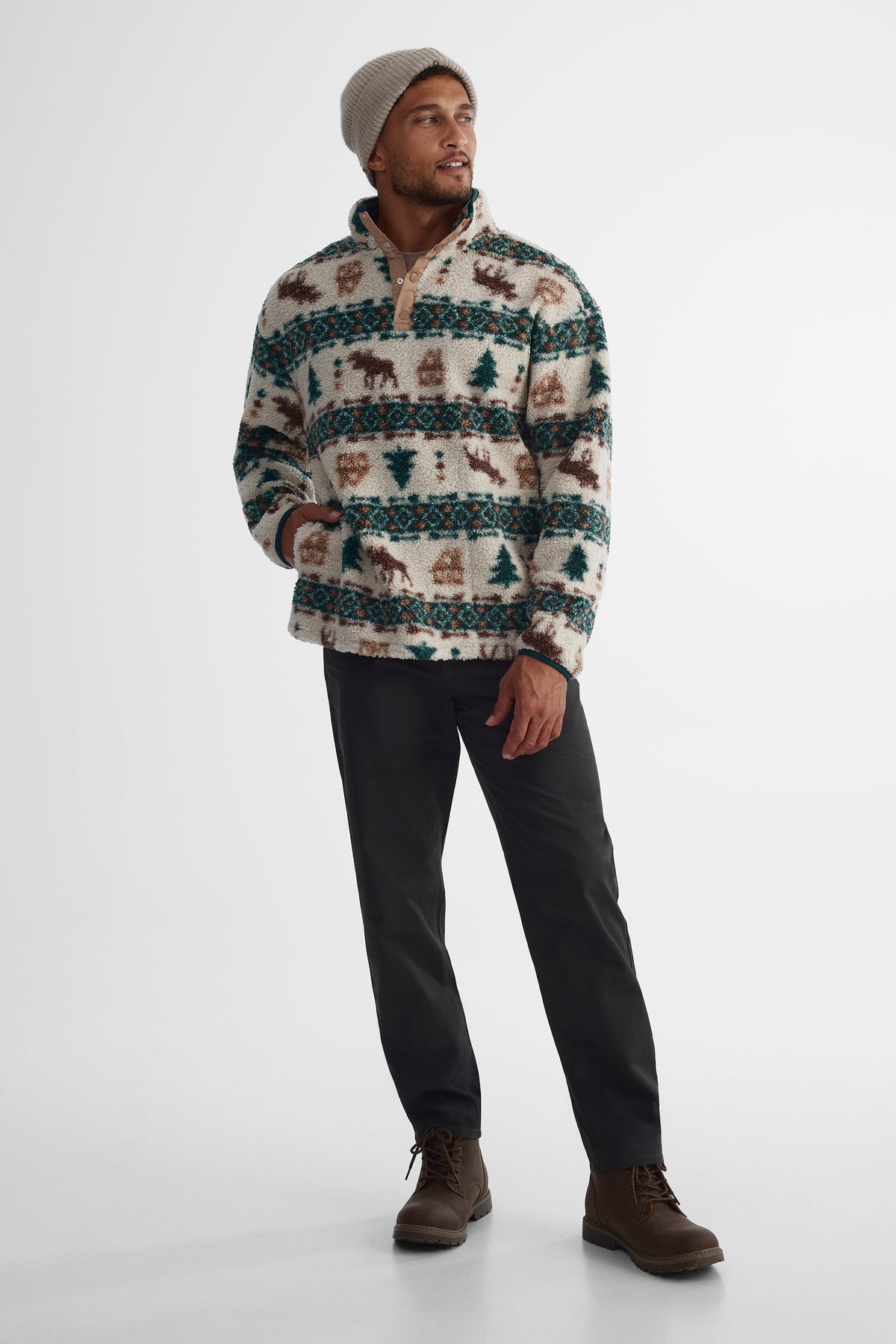 Pantalon - Homme && CHARBON