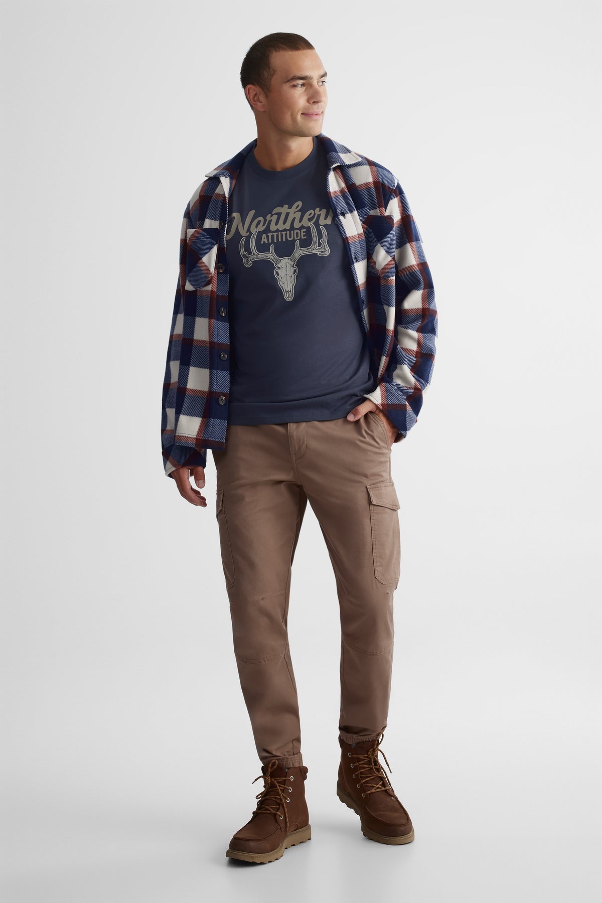 T-shirt 2/30$ - Homme && BLEU