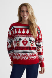 Chandail en tricot - Femme && BLANC