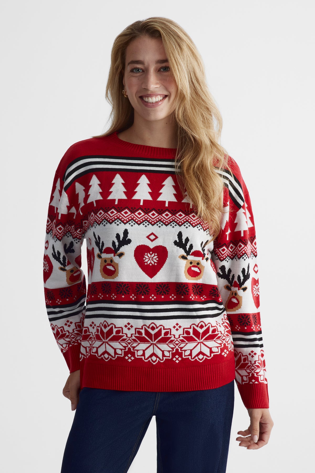 Chandail en tricot - Femme && BLANC