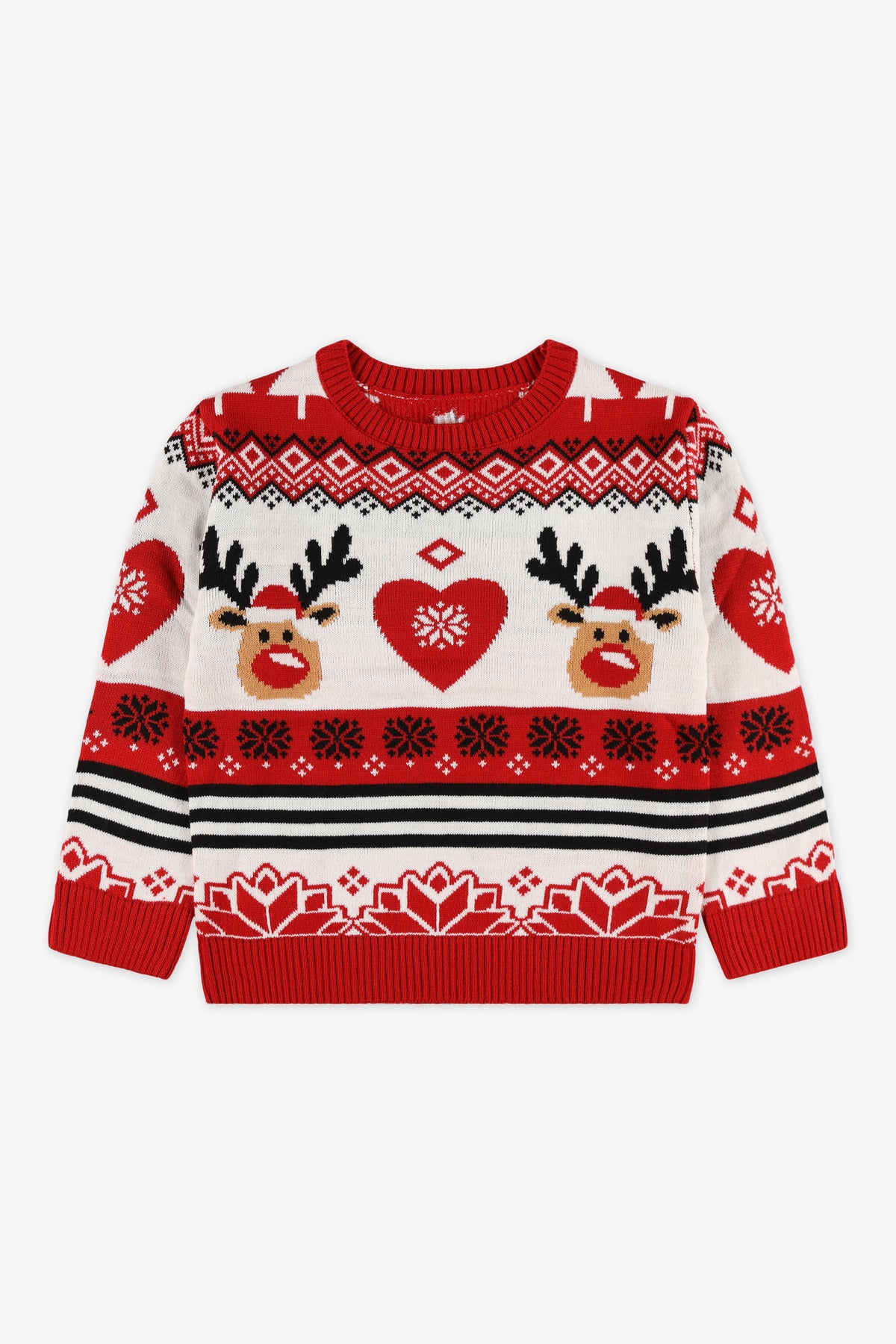 Chandail en tricot - Enfant fille && BLANC