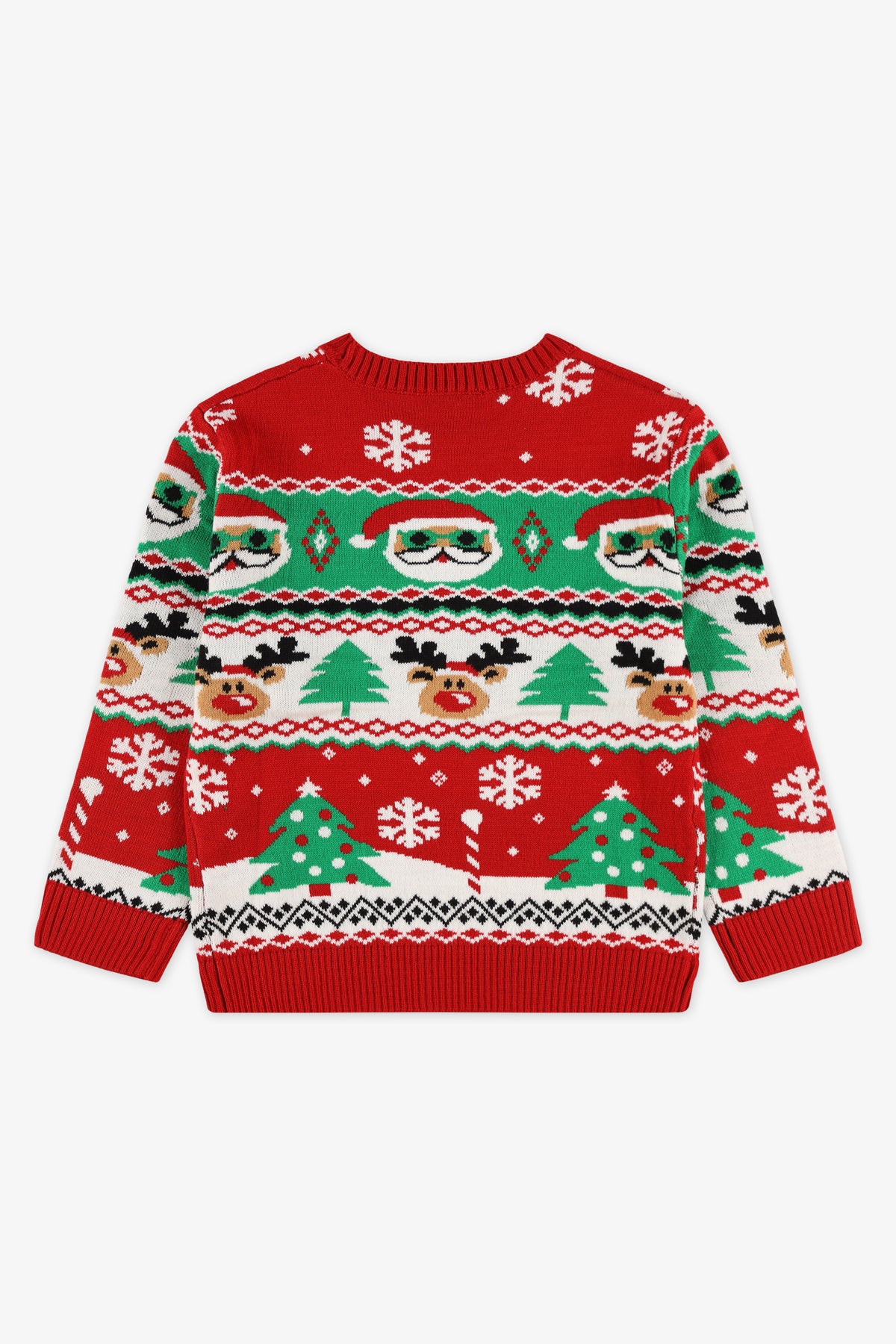 Chandail en tricot - Enfant garçon && ROUGE