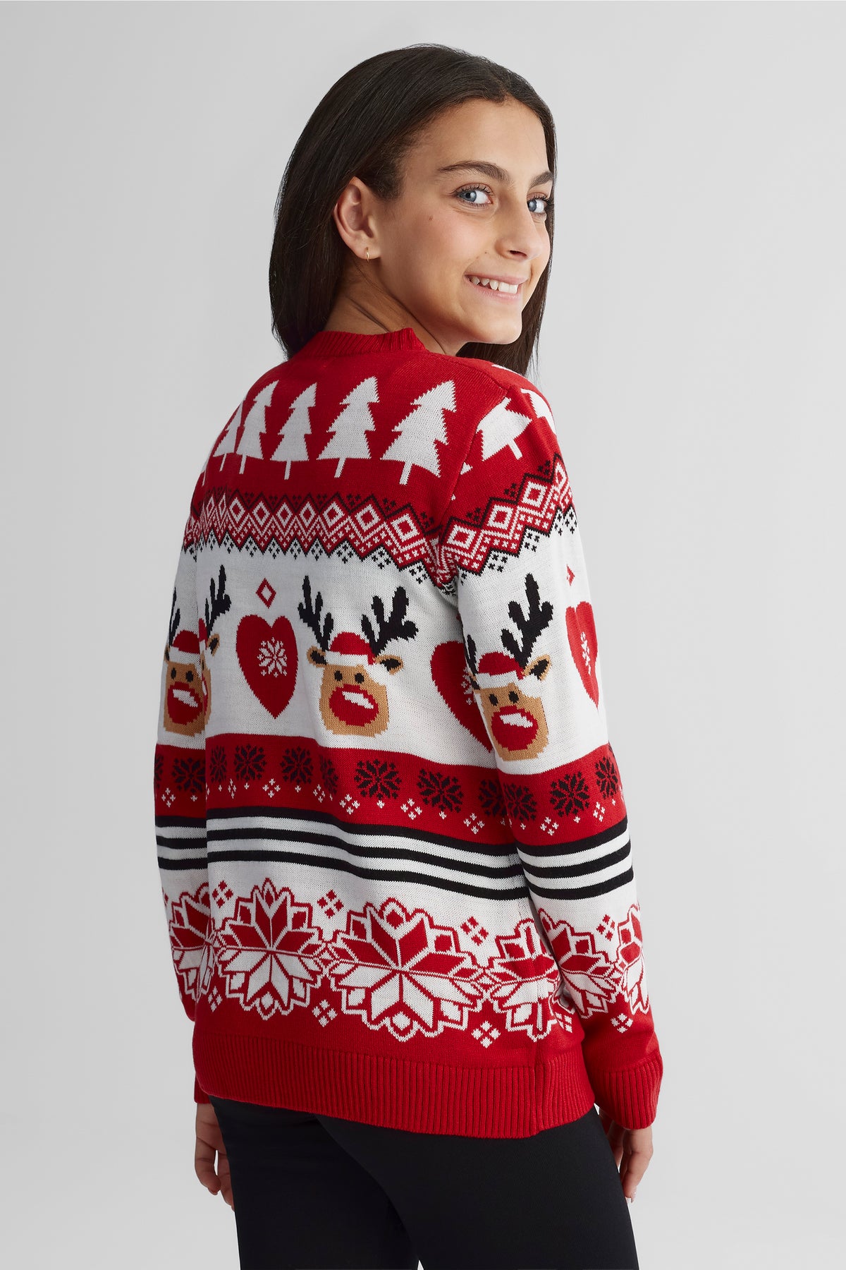 Chandail en tricot - Ado fille && BLANC