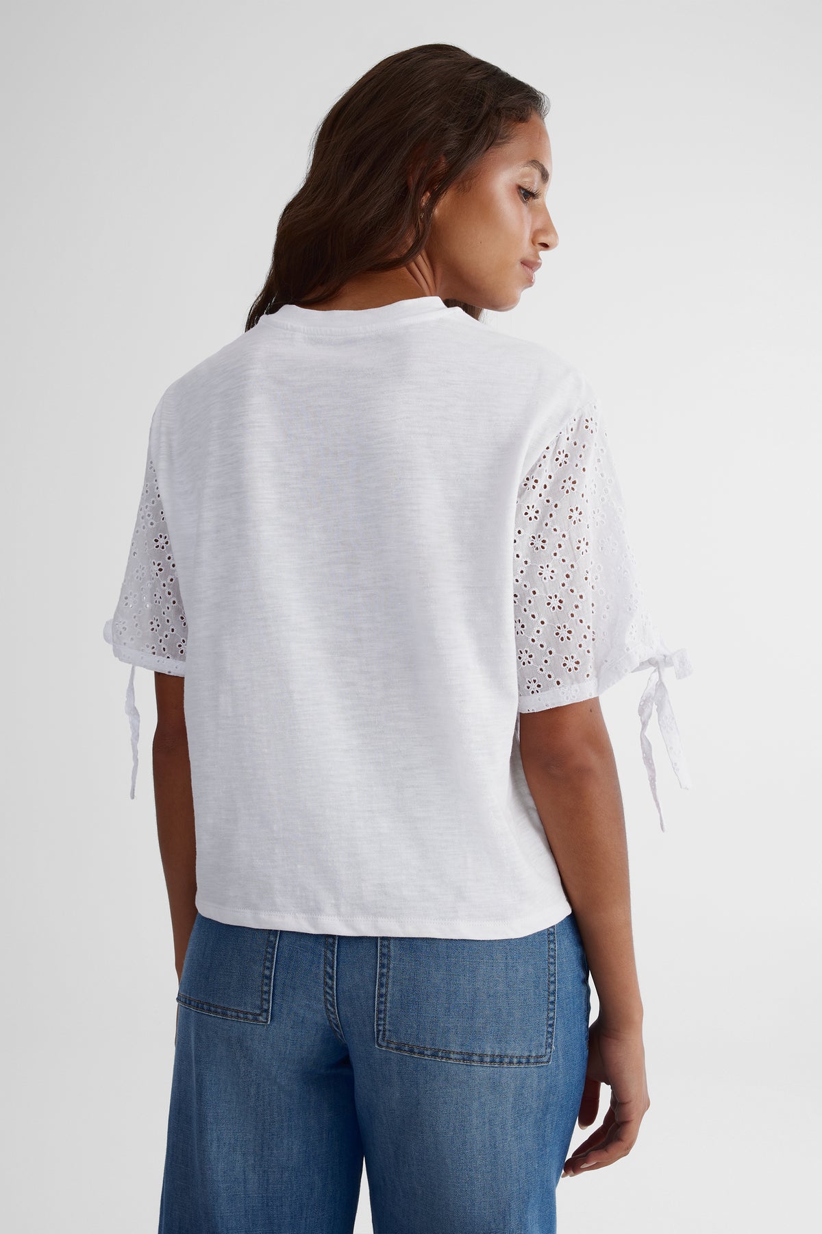T-shirt à manches courtes - Femme && BLANC