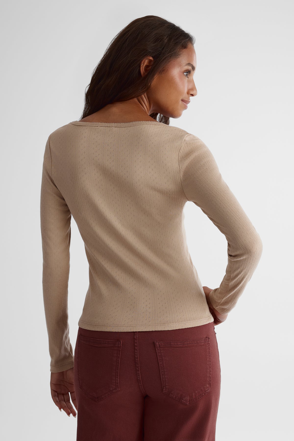 Chandail extensible - Femme && OATMEAL