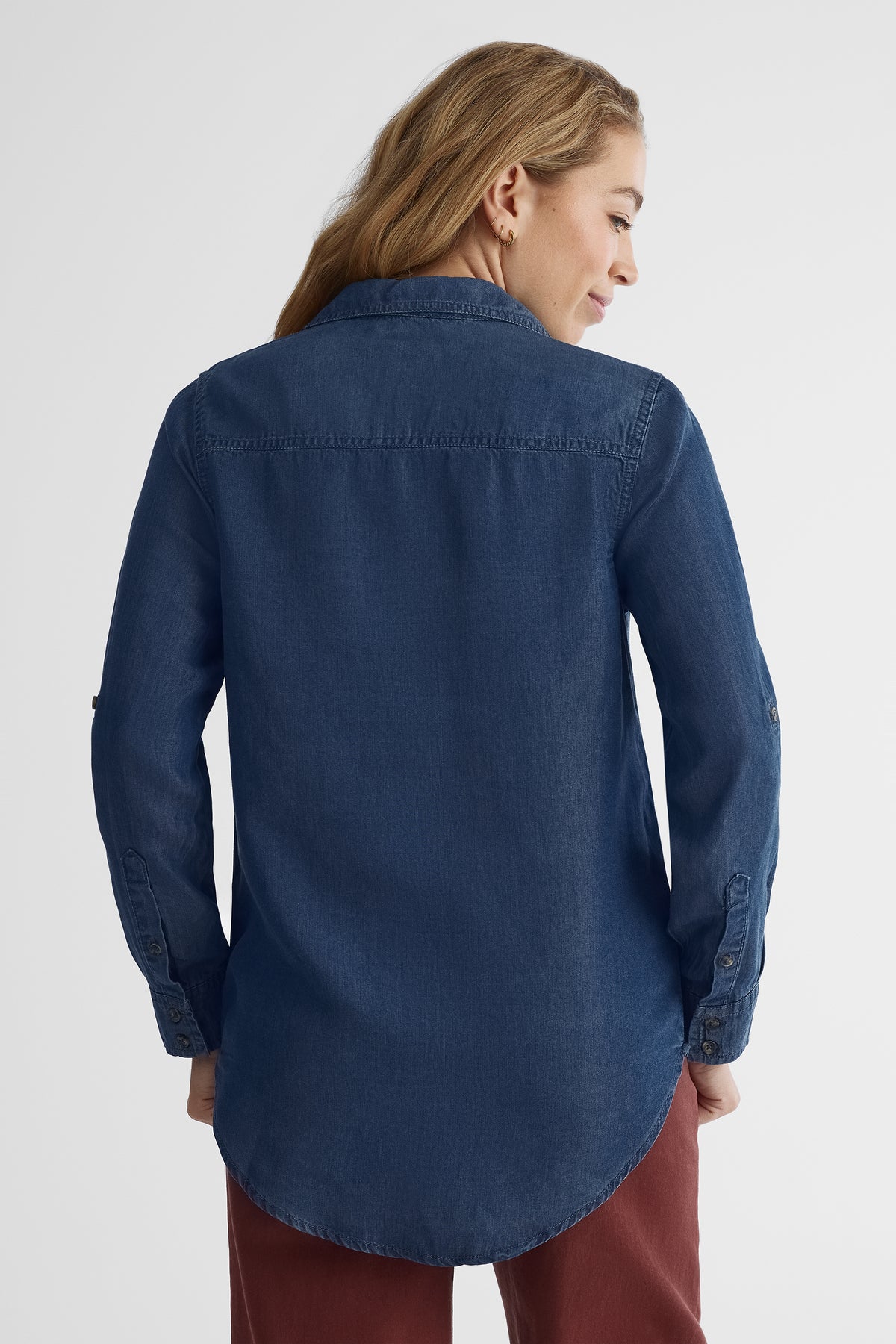 Chemisier à manches longues - Femme && DENIM