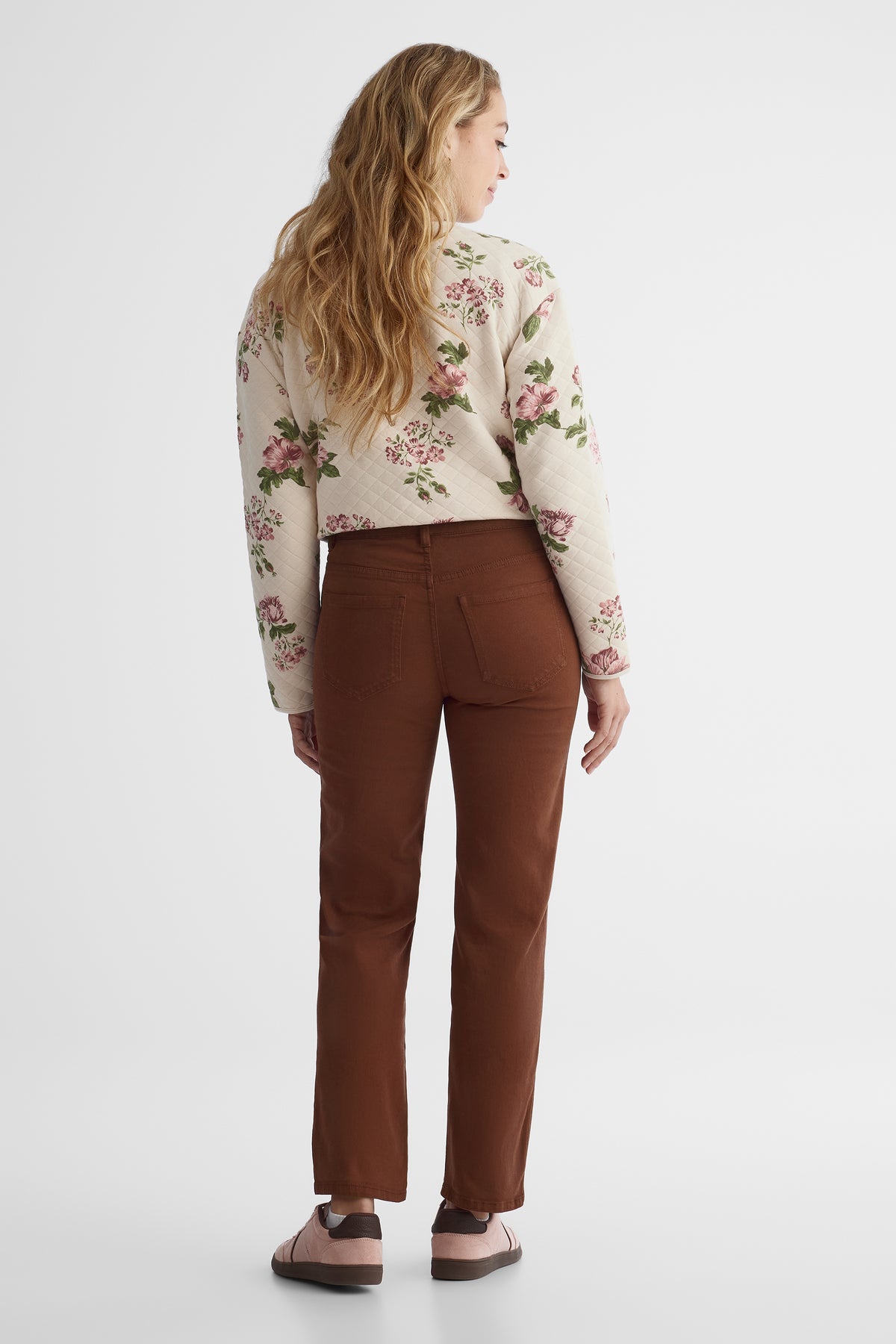 Jeans extensible - Femme && BRUN