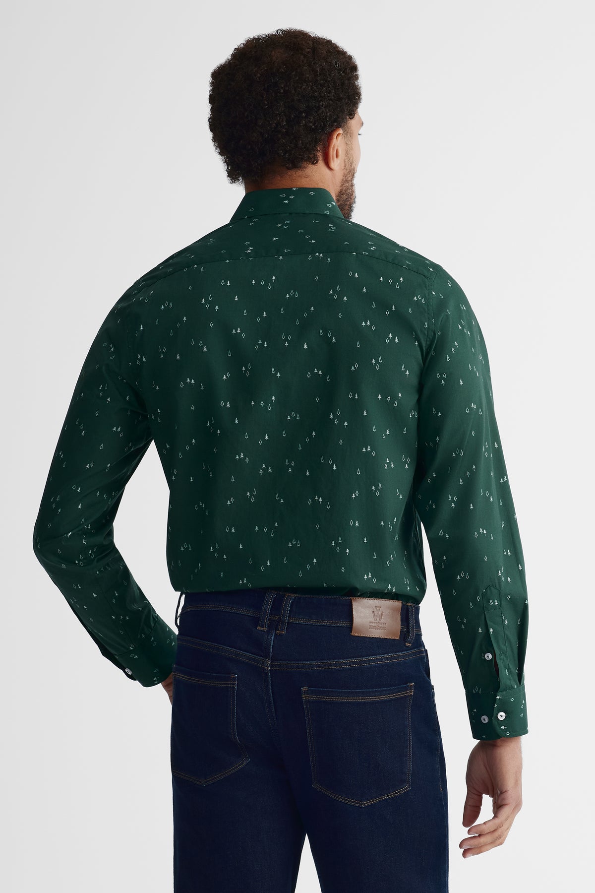 Chemise imprimée - Homme && VERT/MULTI