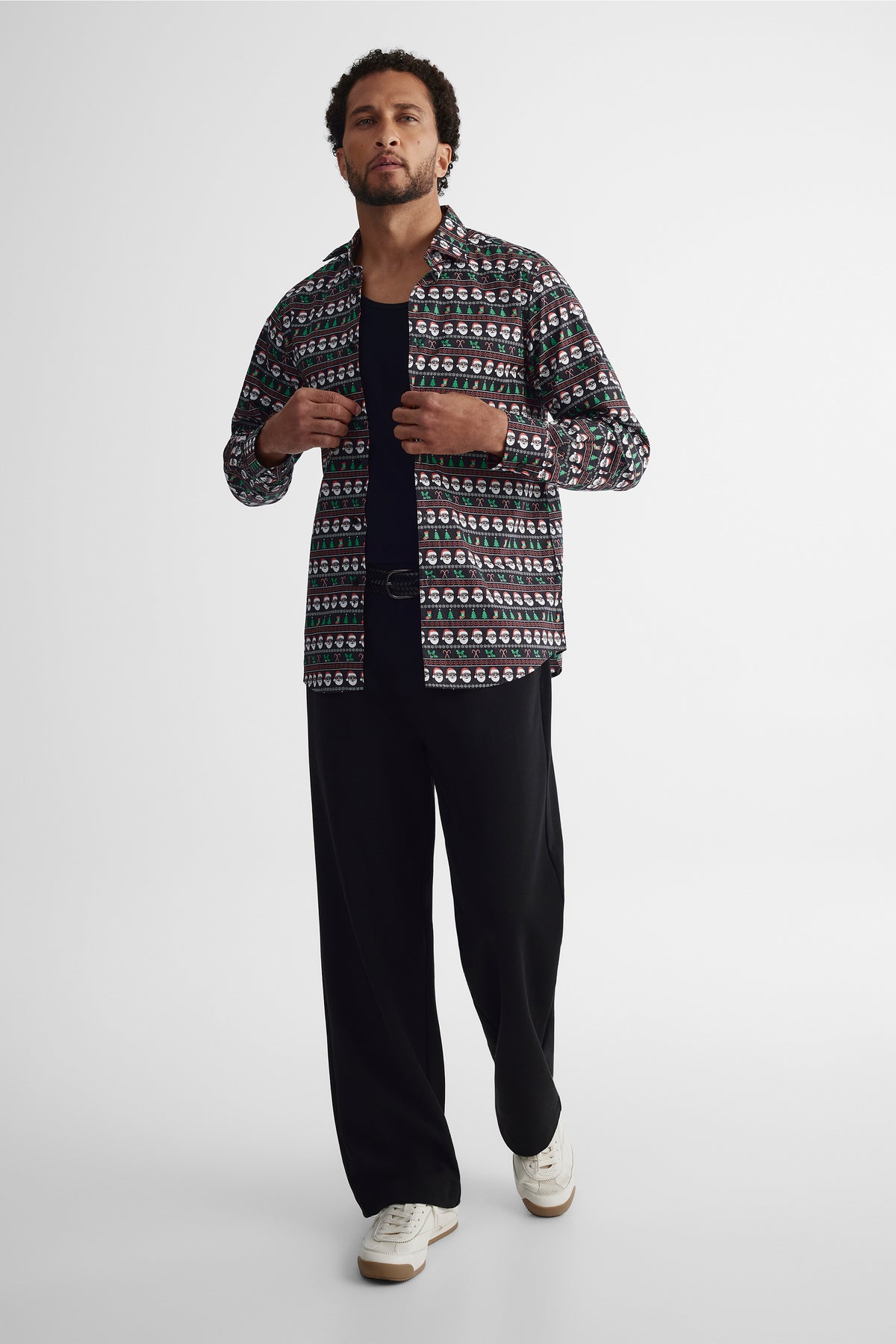 Chemise imprimée - Homme && NOIR/MULTI