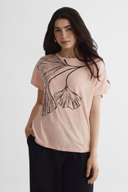 T-shirt confortable - Femme && ROSE