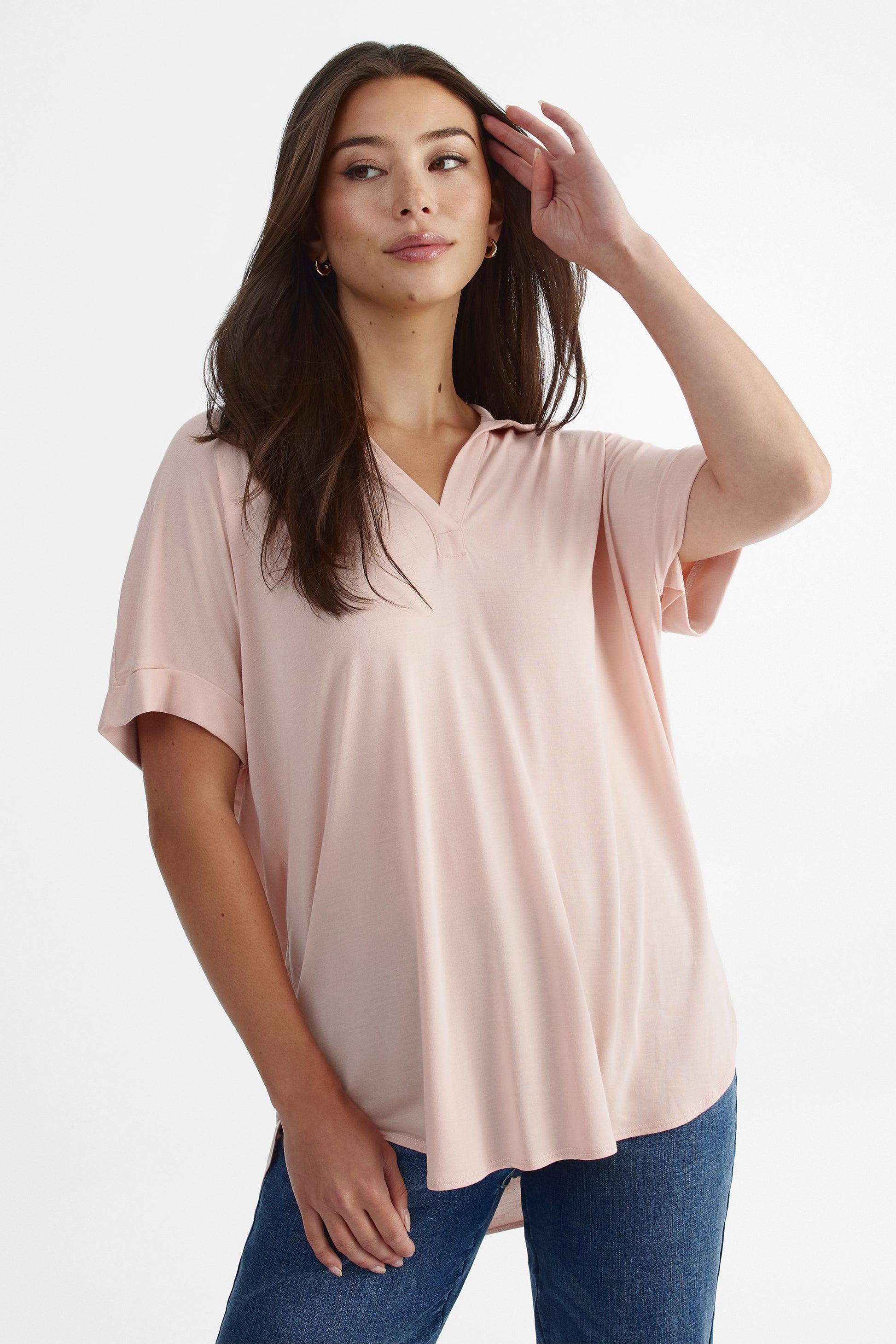 T-shirt à manches courtes - Femme && ROSE