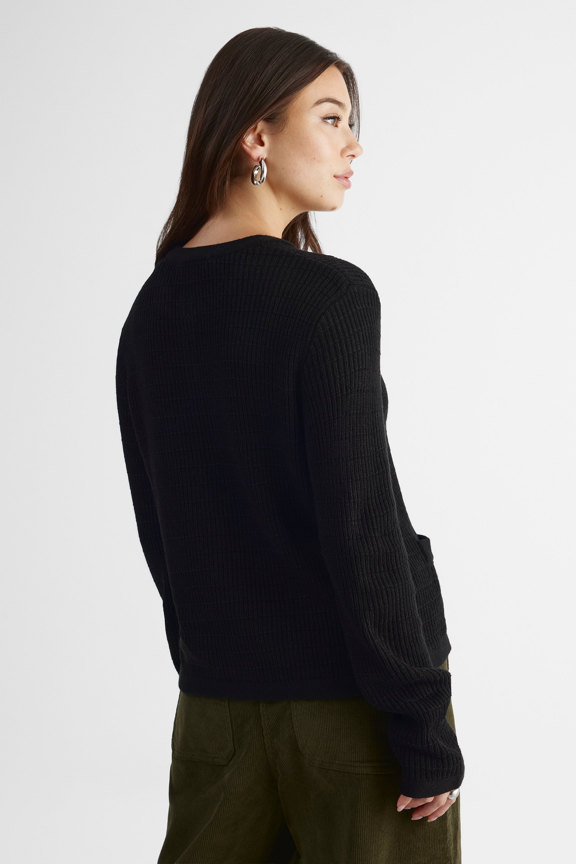 Cardigan confortable - Femme && NOIR