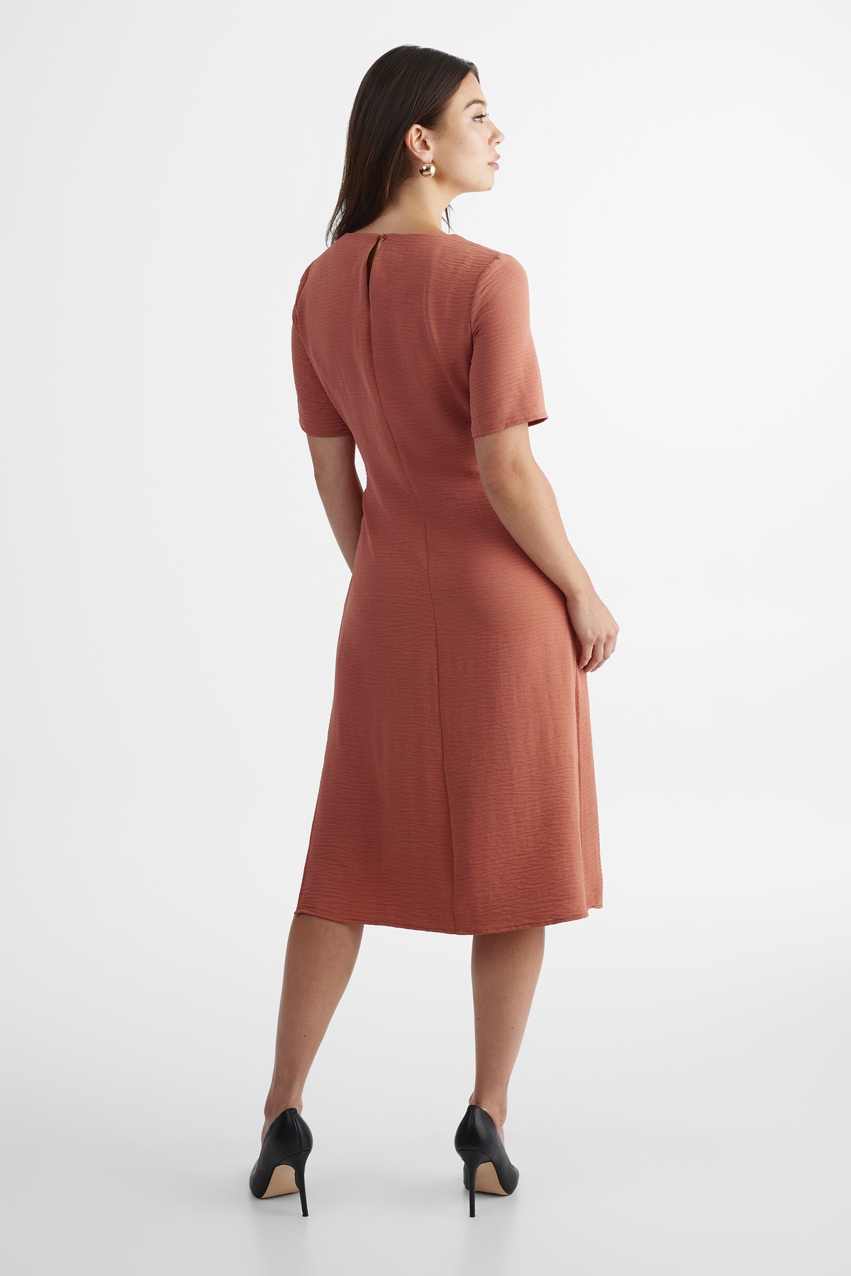 Robe confortable - Femme && OCRE