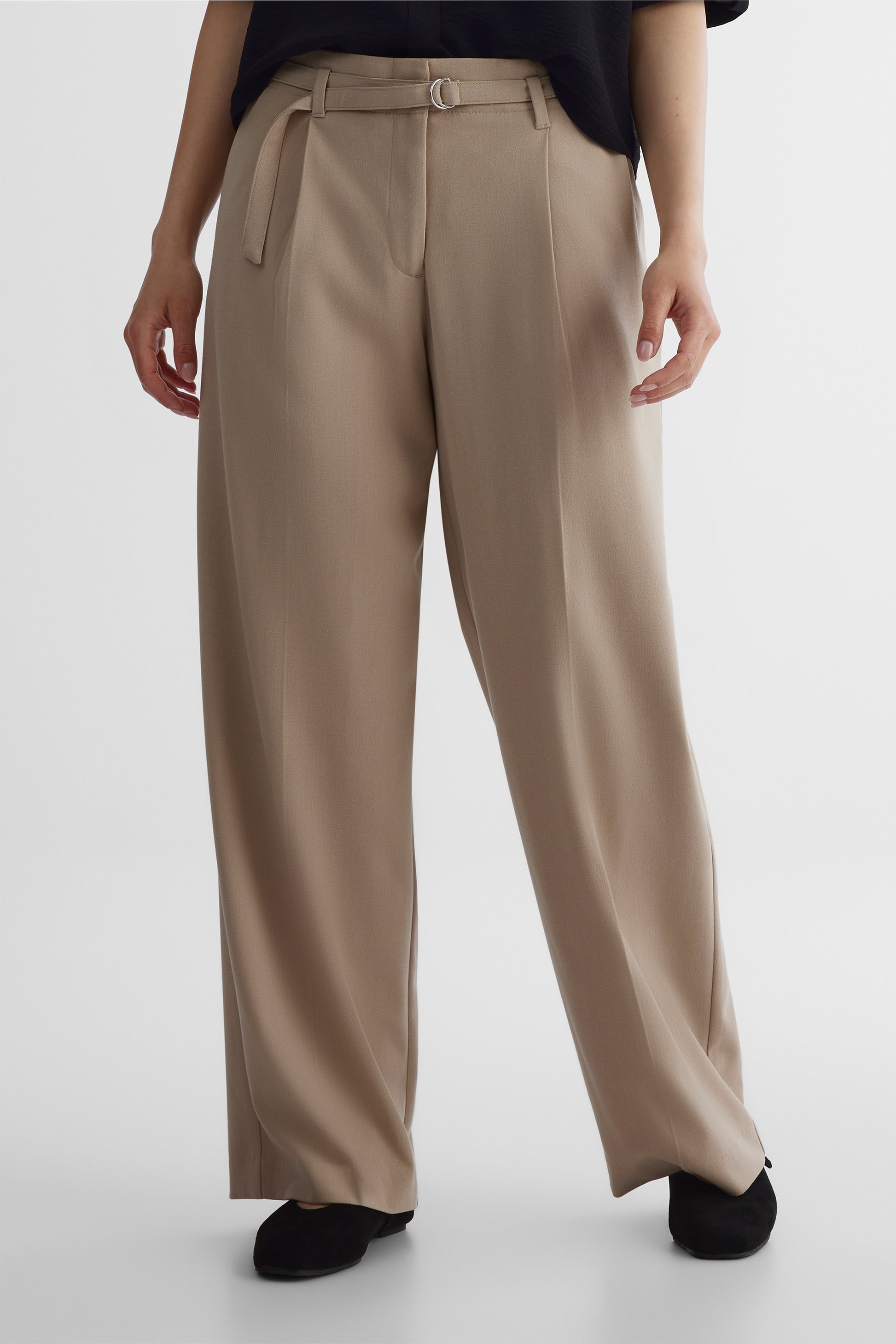 Pantalon ajusté - Femme && BEIGE