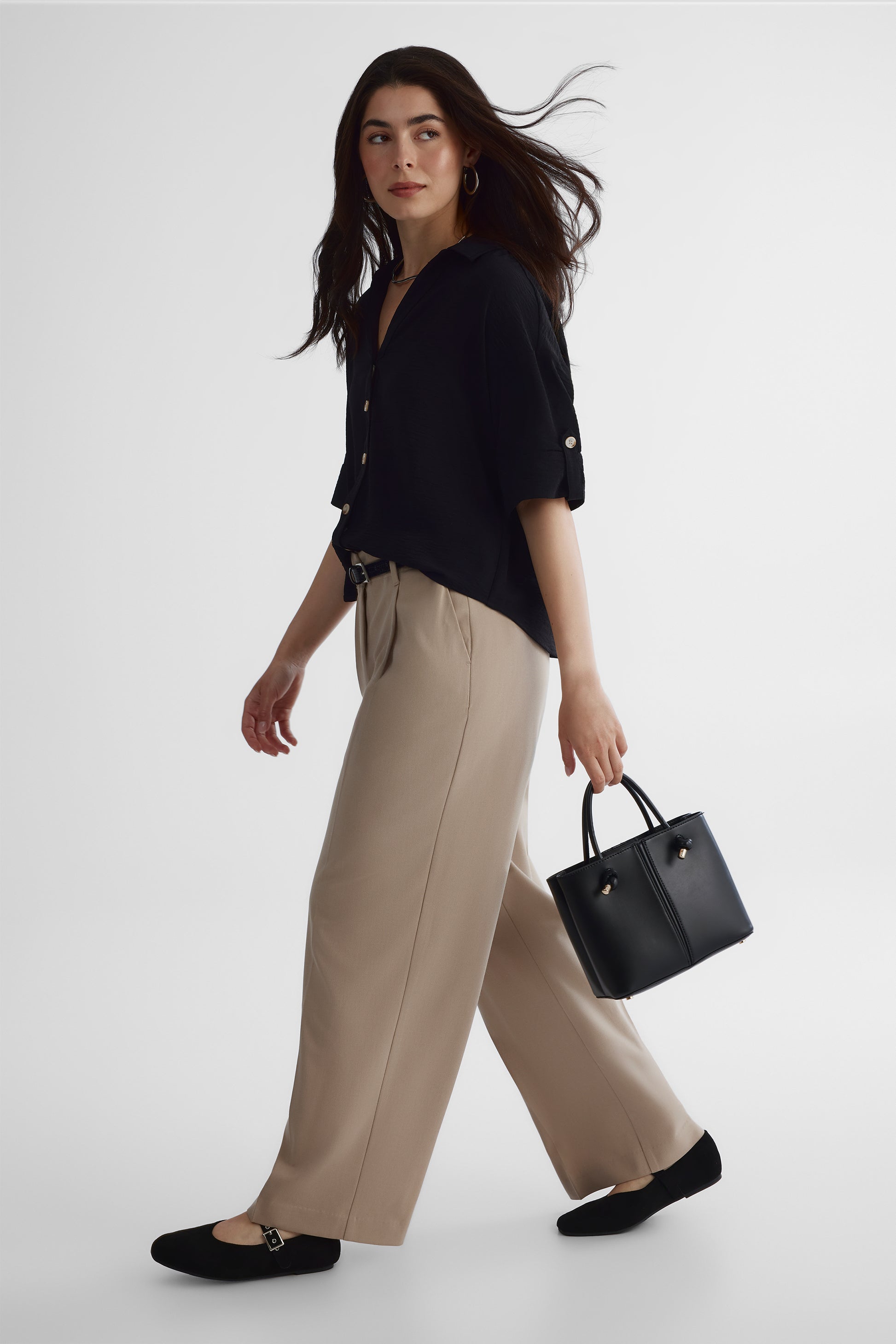 Pantalon ajusté - Femme && BEIGE