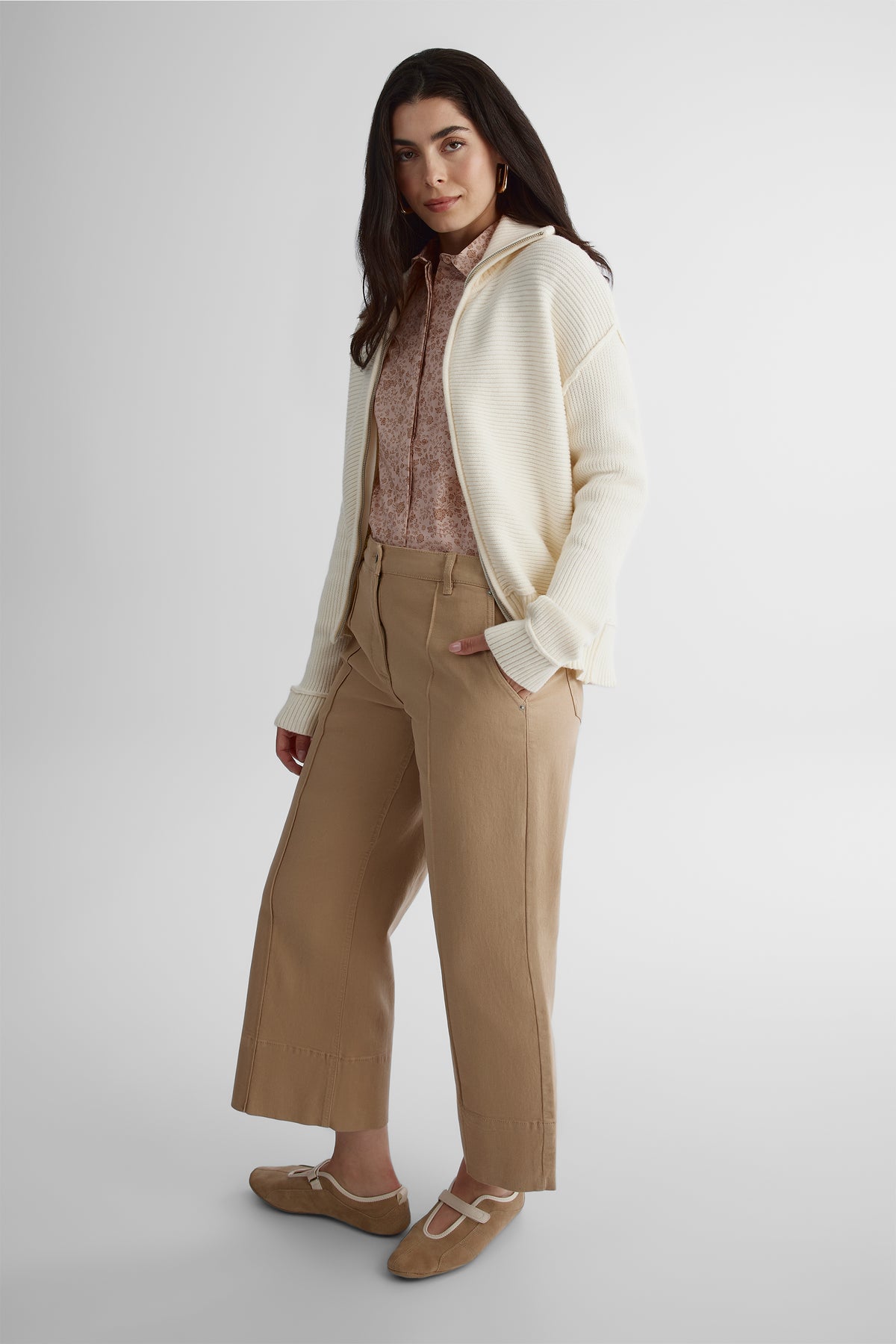 Cardigan confortable - Femme && BEIGE