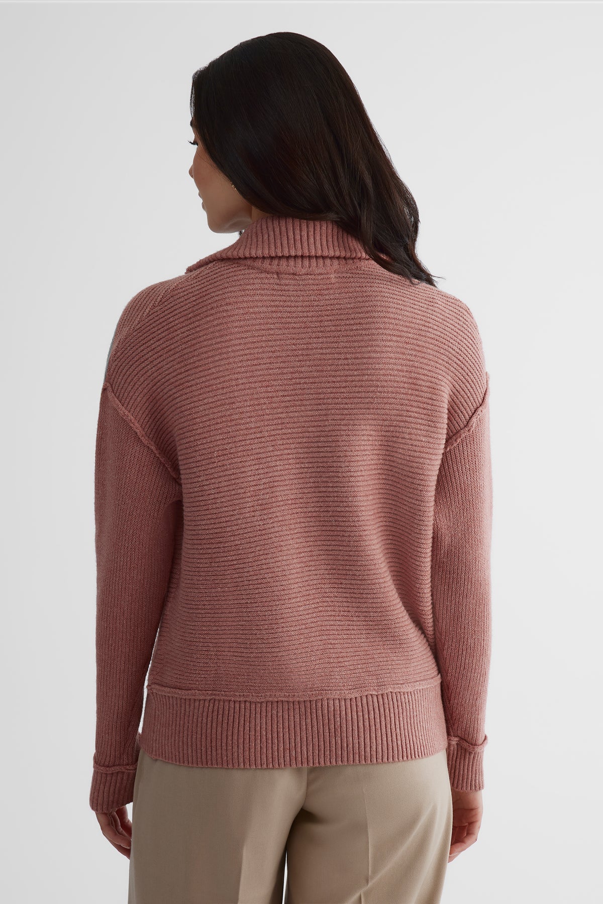 Cardigan confortable - Femme && BOURGOGNE