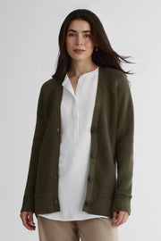 Cardigan confortable - Femme && OLIVE