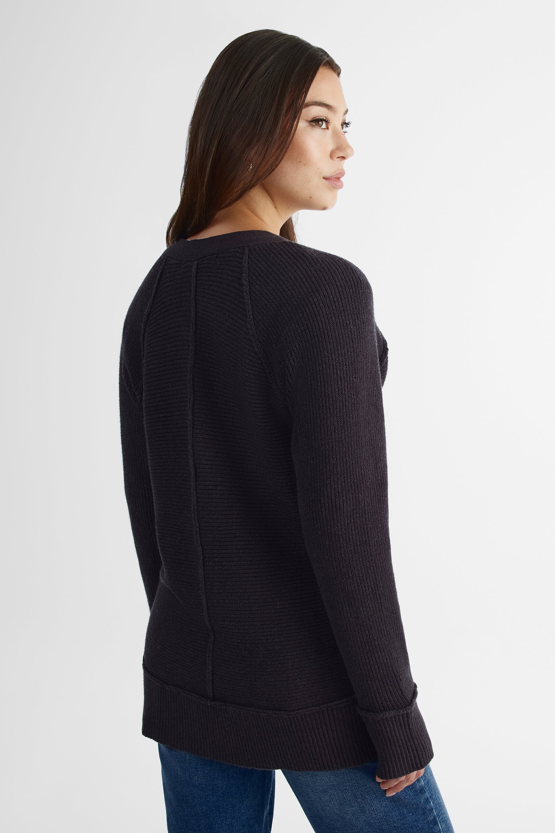 Cardigan confortable - Femme && GRIS FONCE