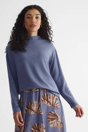Chandail tricoté raffiné - Femme && BLEU MIXTE