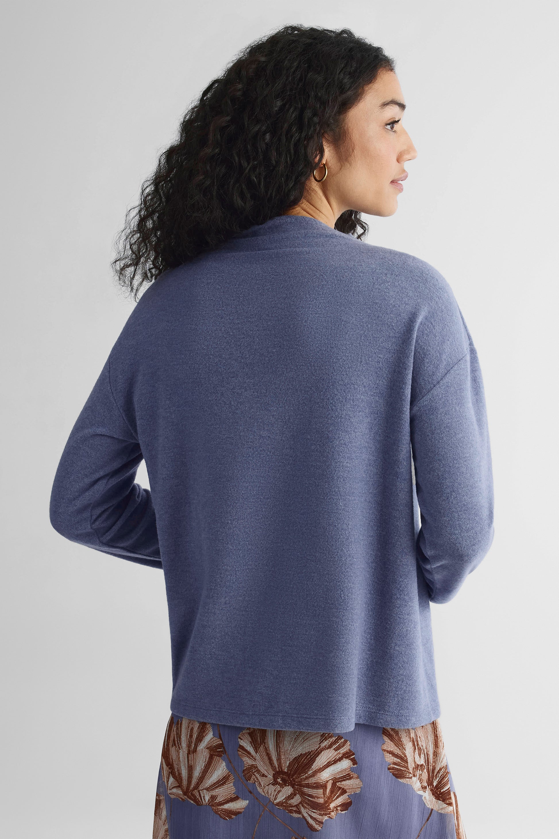 Chandail tricoté raffiné - Femme && BLEU MIXTE