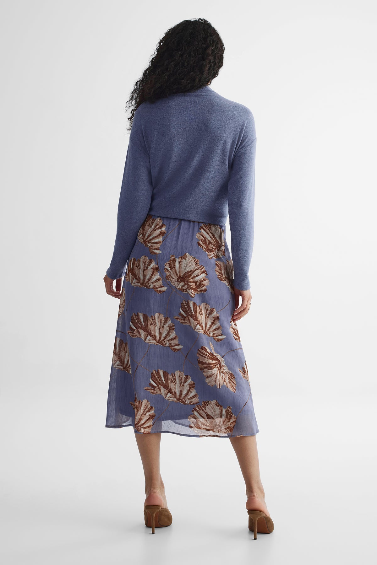 Jupe confortable - Femme && BLEU MULTI
