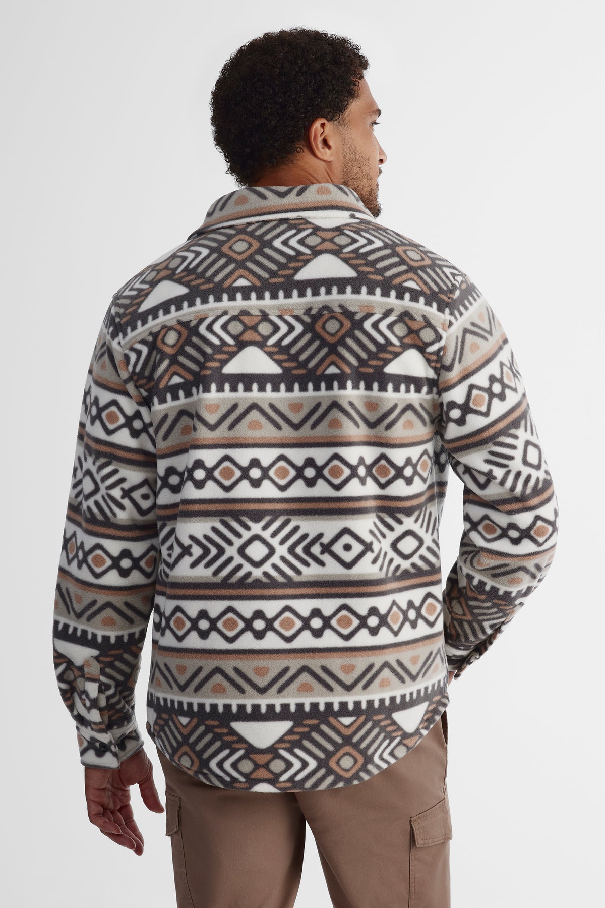 Veste imprimée - Homme && BRUN/MULTI