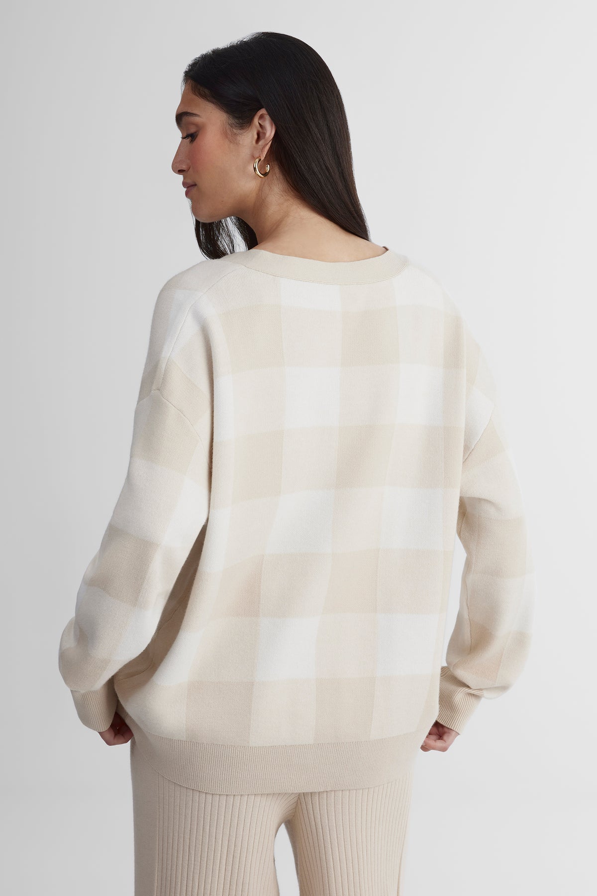 Cardigan - Femme && BLANC CASSÉ/MULTI
