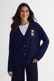 Cardigan - Femme && BLEU MULTI