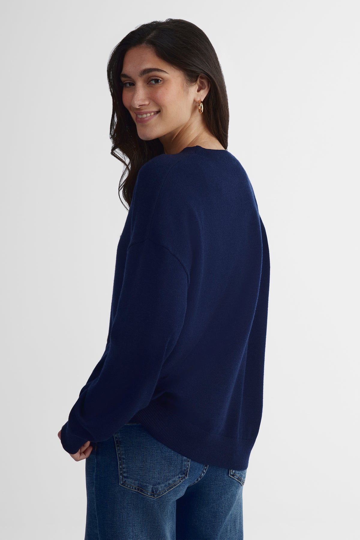 Chandail en tricot - Femme && BLEU MULTI