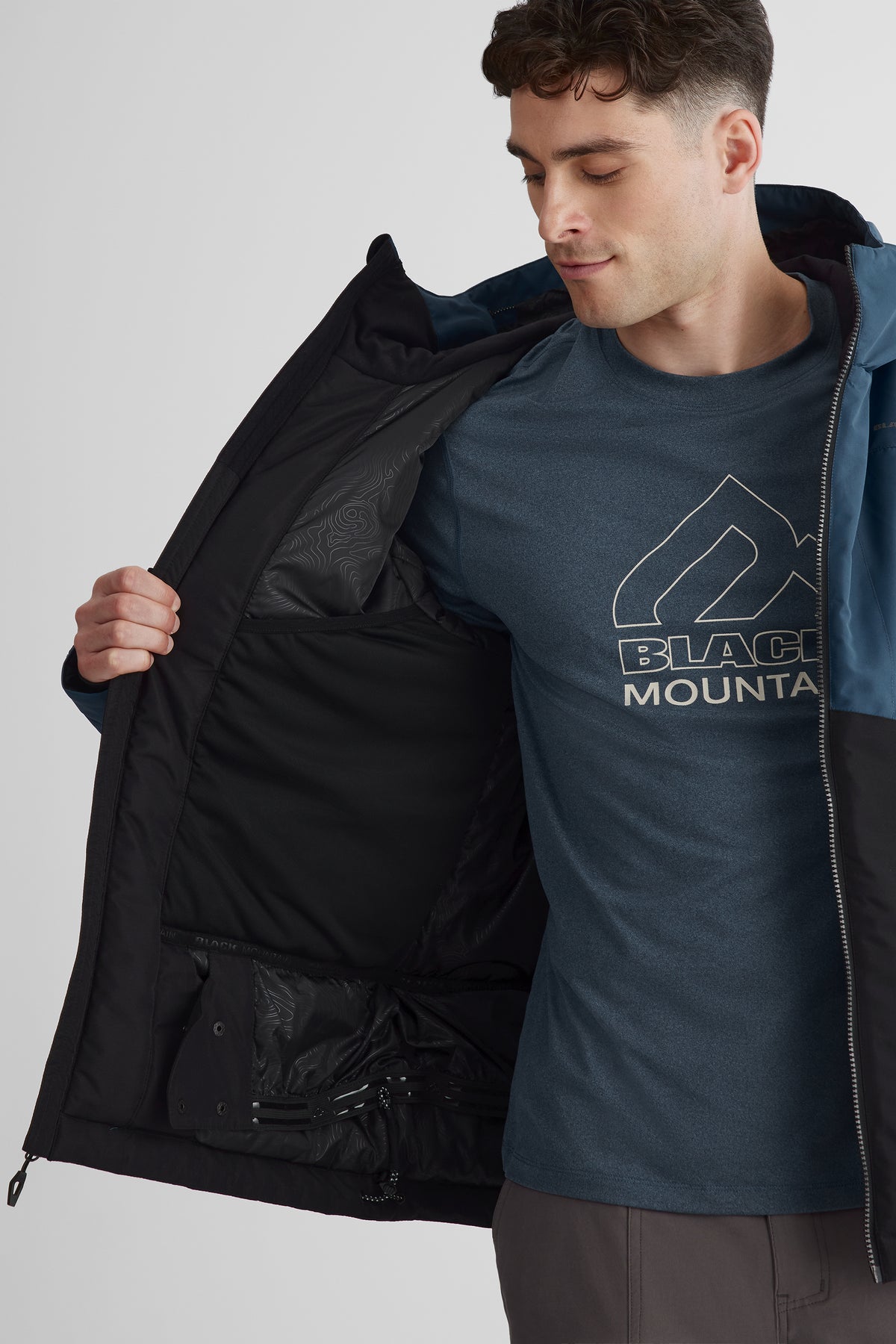 Manteau - Homme && BLEU FONCE