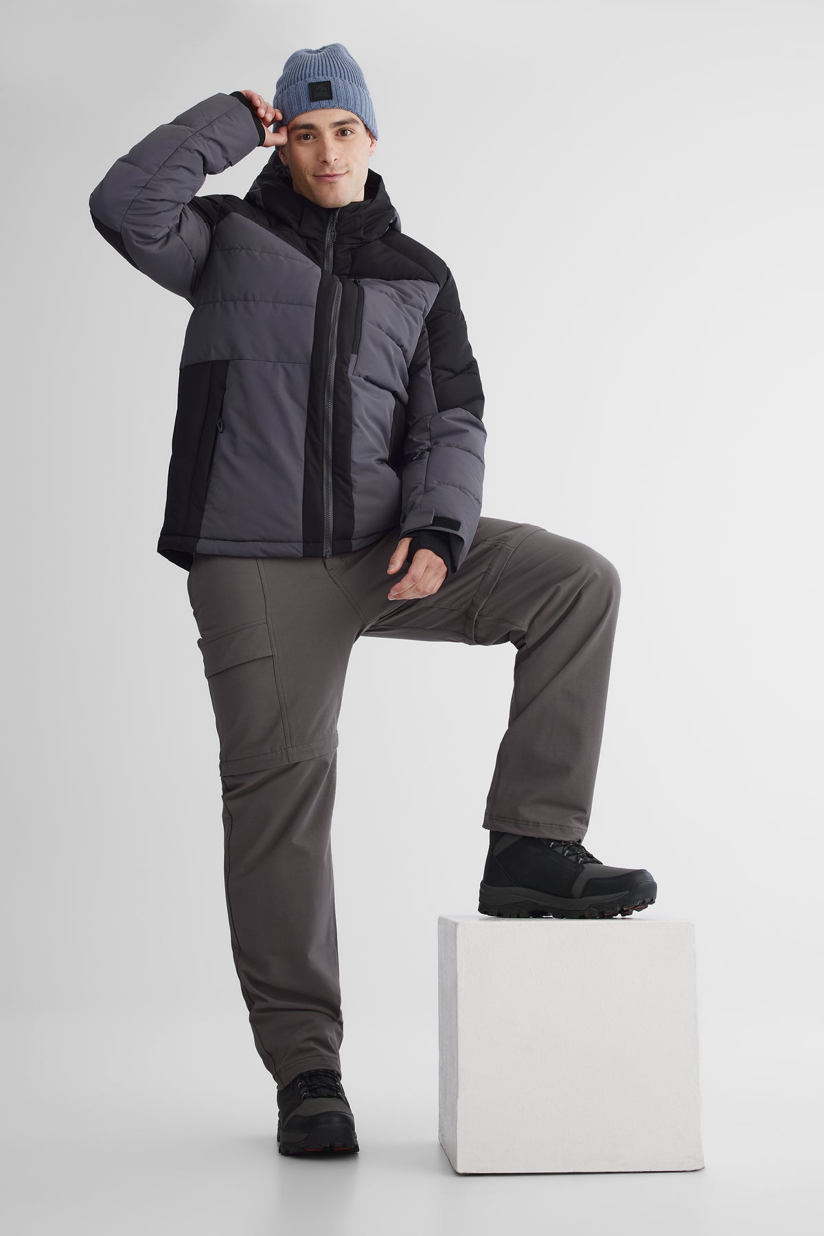 Manteau - Homme && GRIS