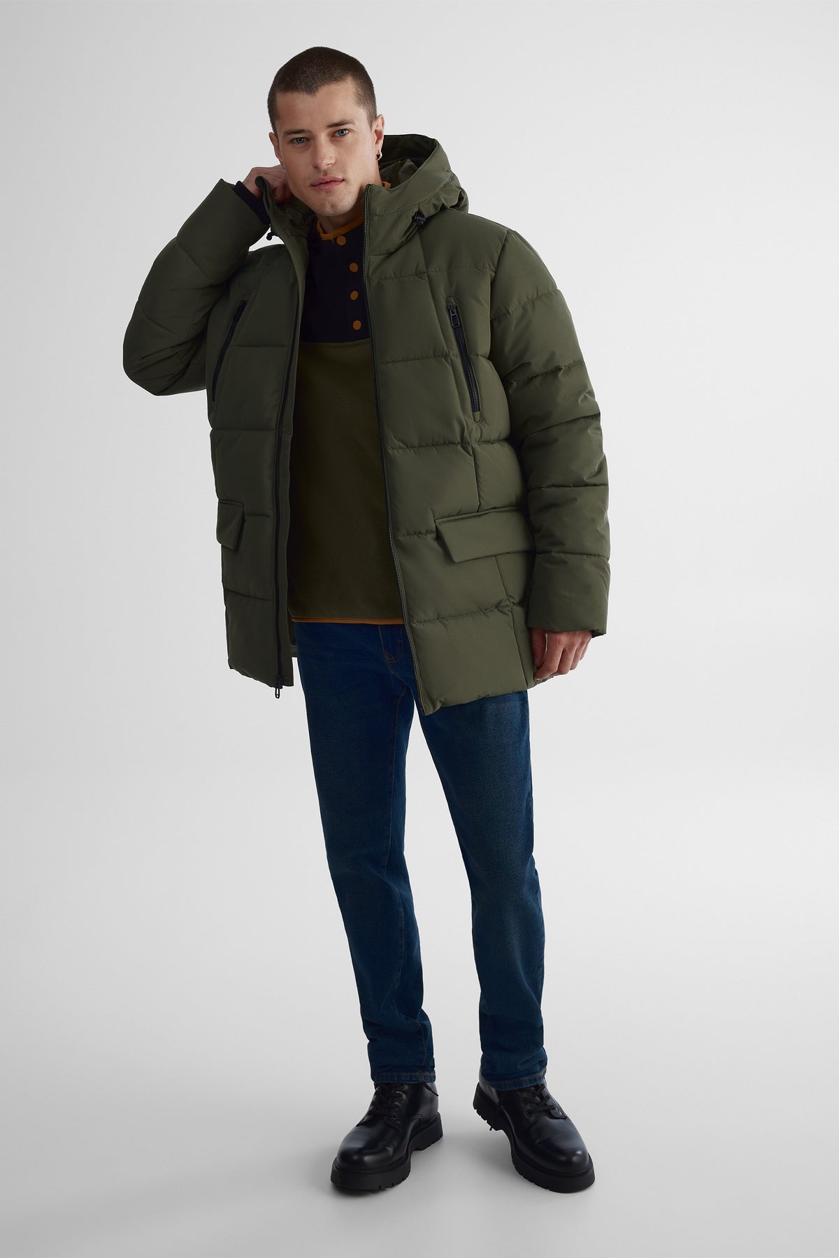 Manteau - Homme && VERT