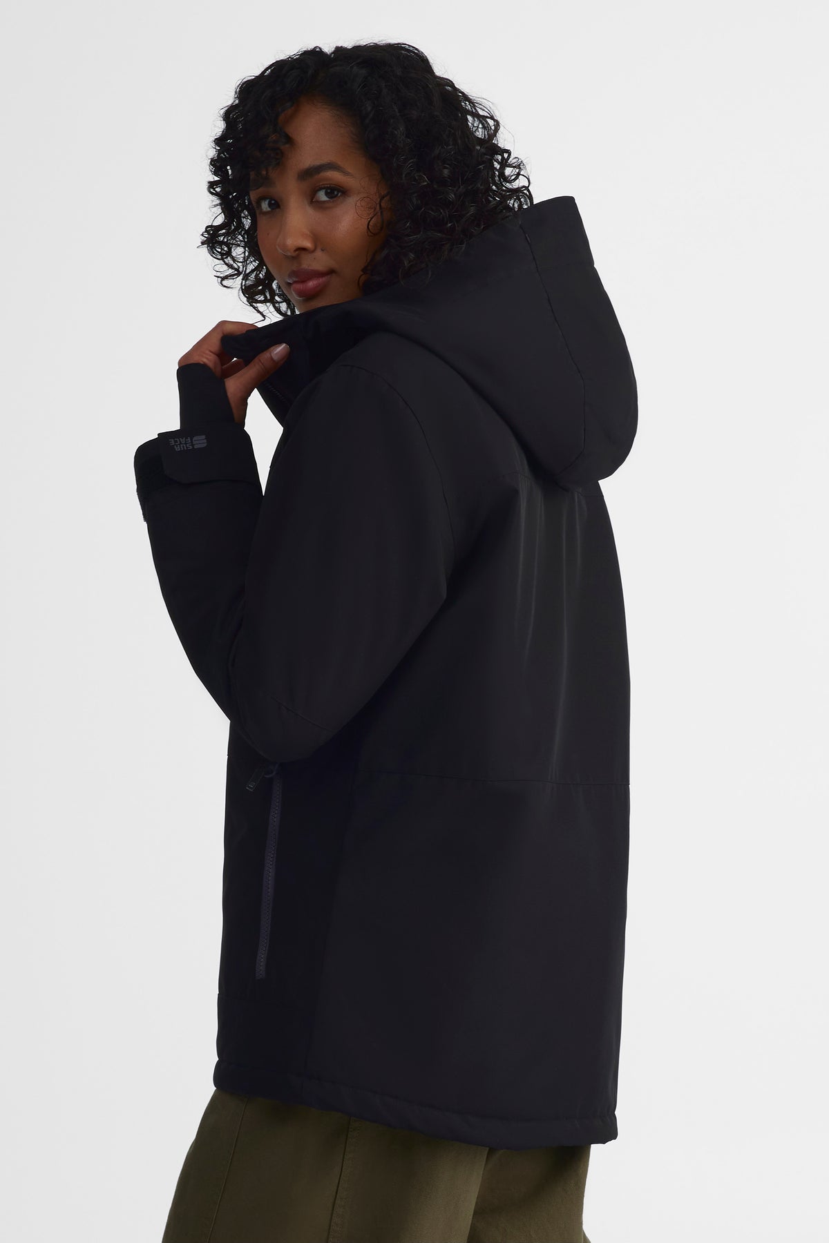 Manteau confortable - Femme && NOIR
