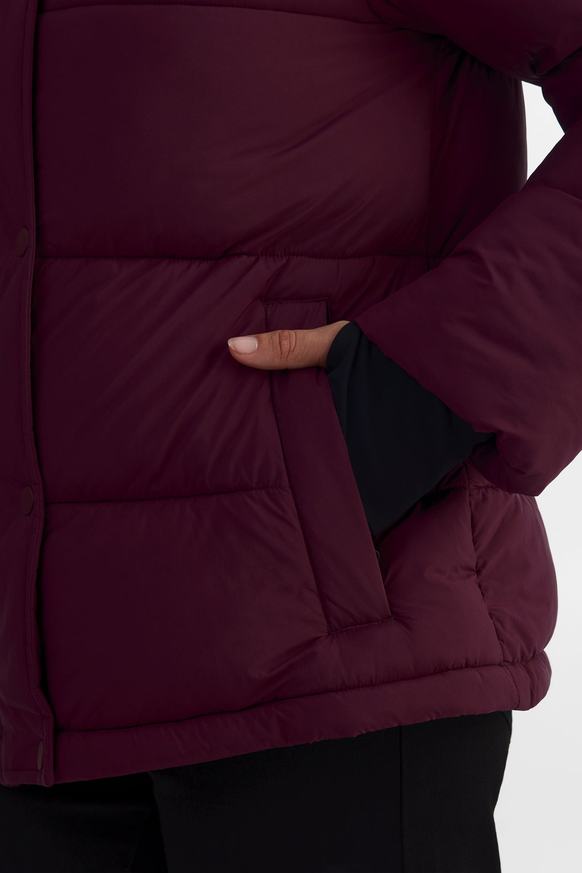 Manteau - Femme && BOURGOGNE