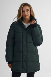 Manteau - Femme && VERT DE GRIS