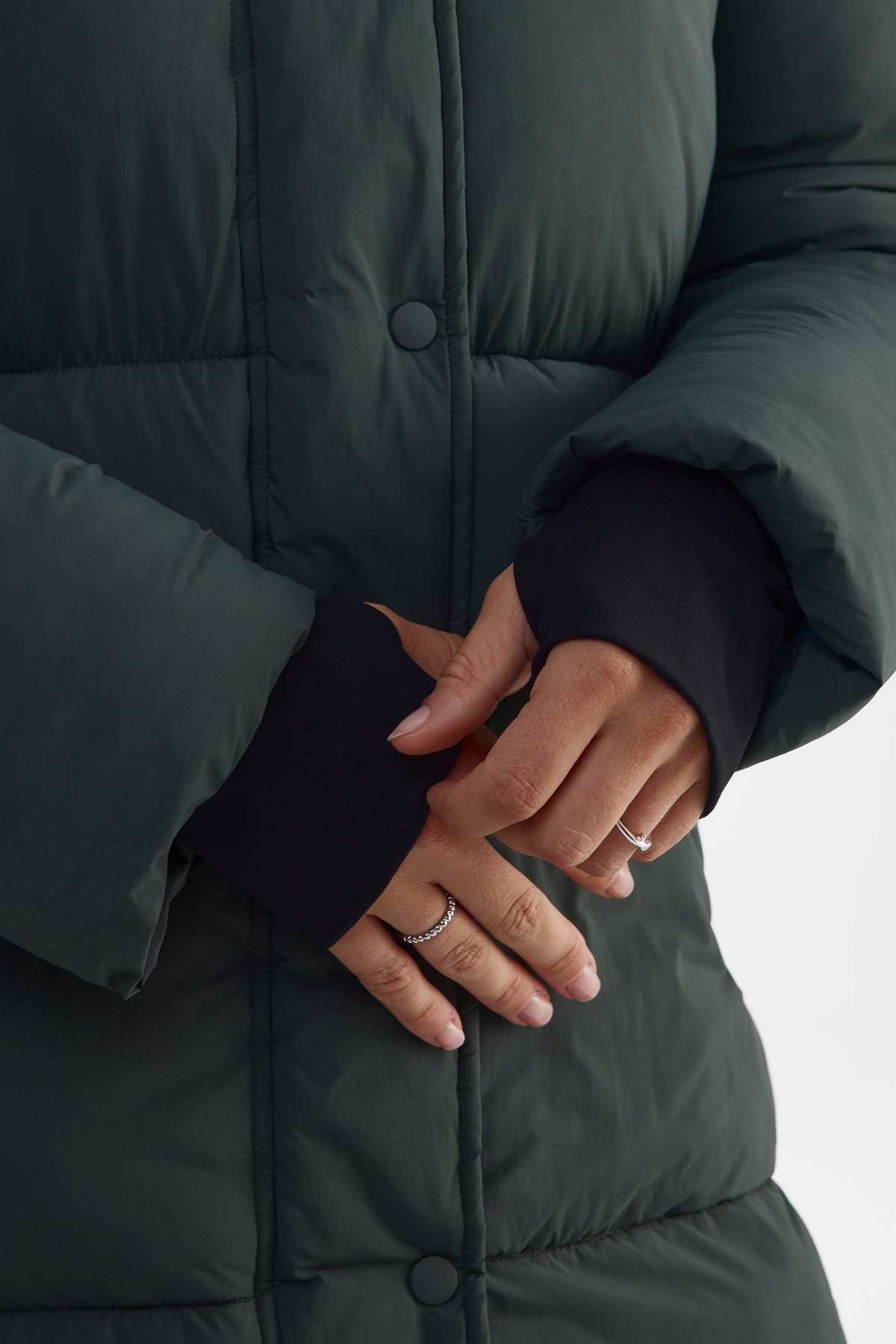 Manteau - Femme && VERT DE GRIS