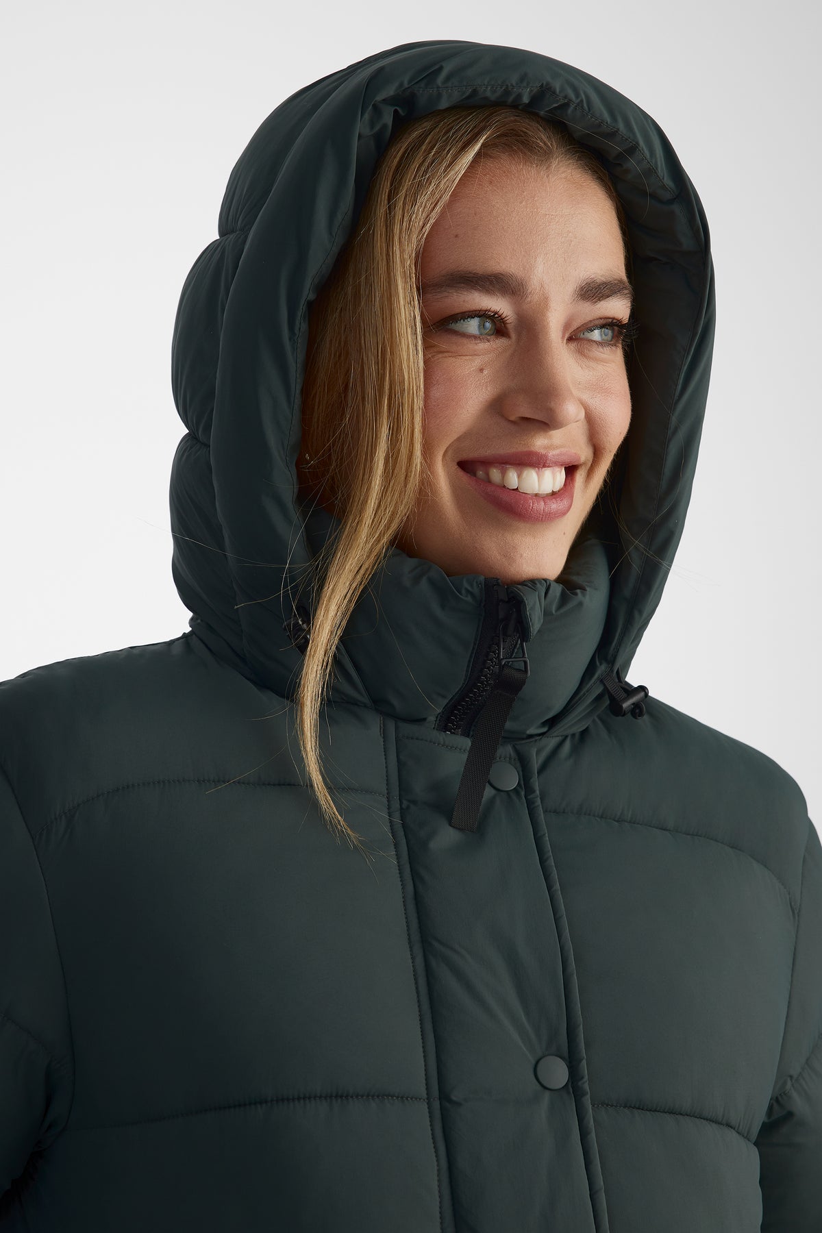 Manteau - Femme && VERT DE GRIS