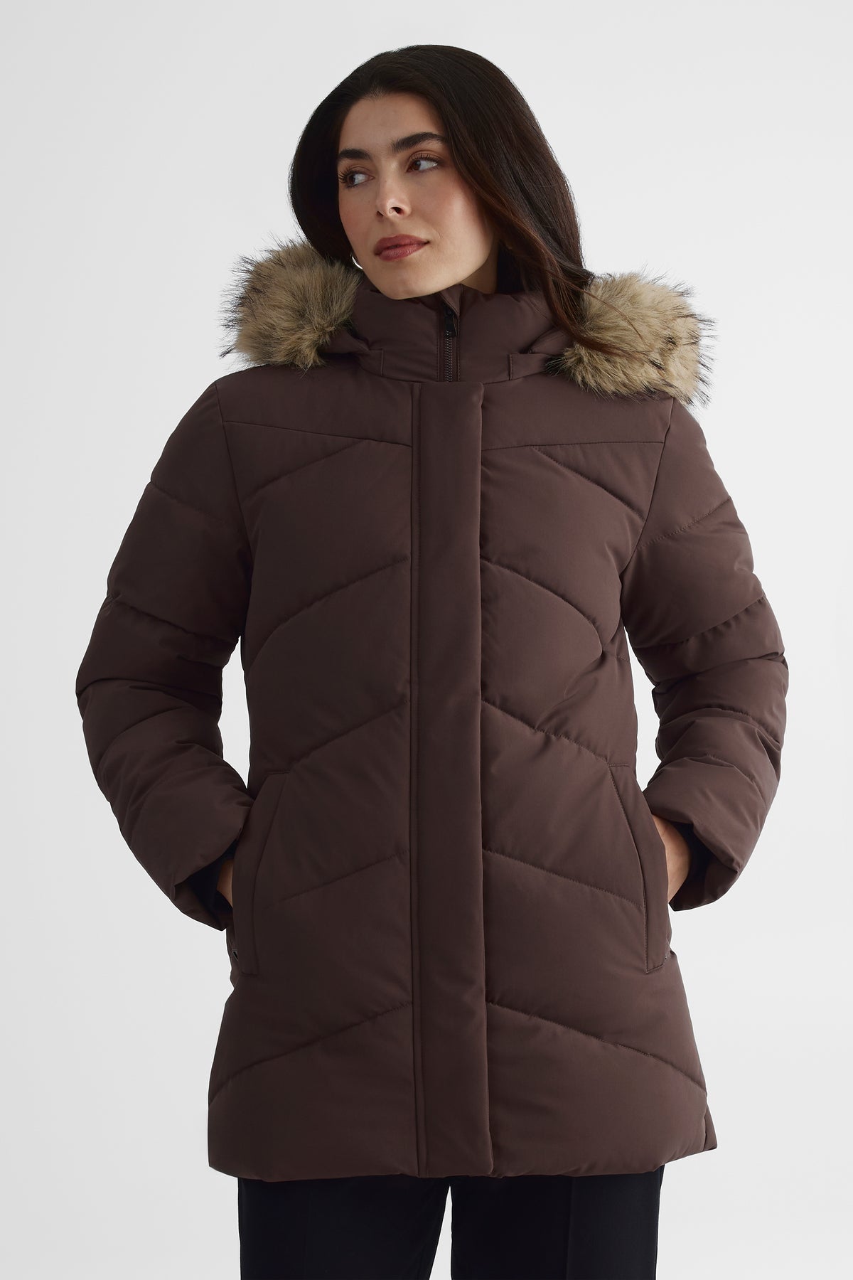 Manteau - Femme && BRUN