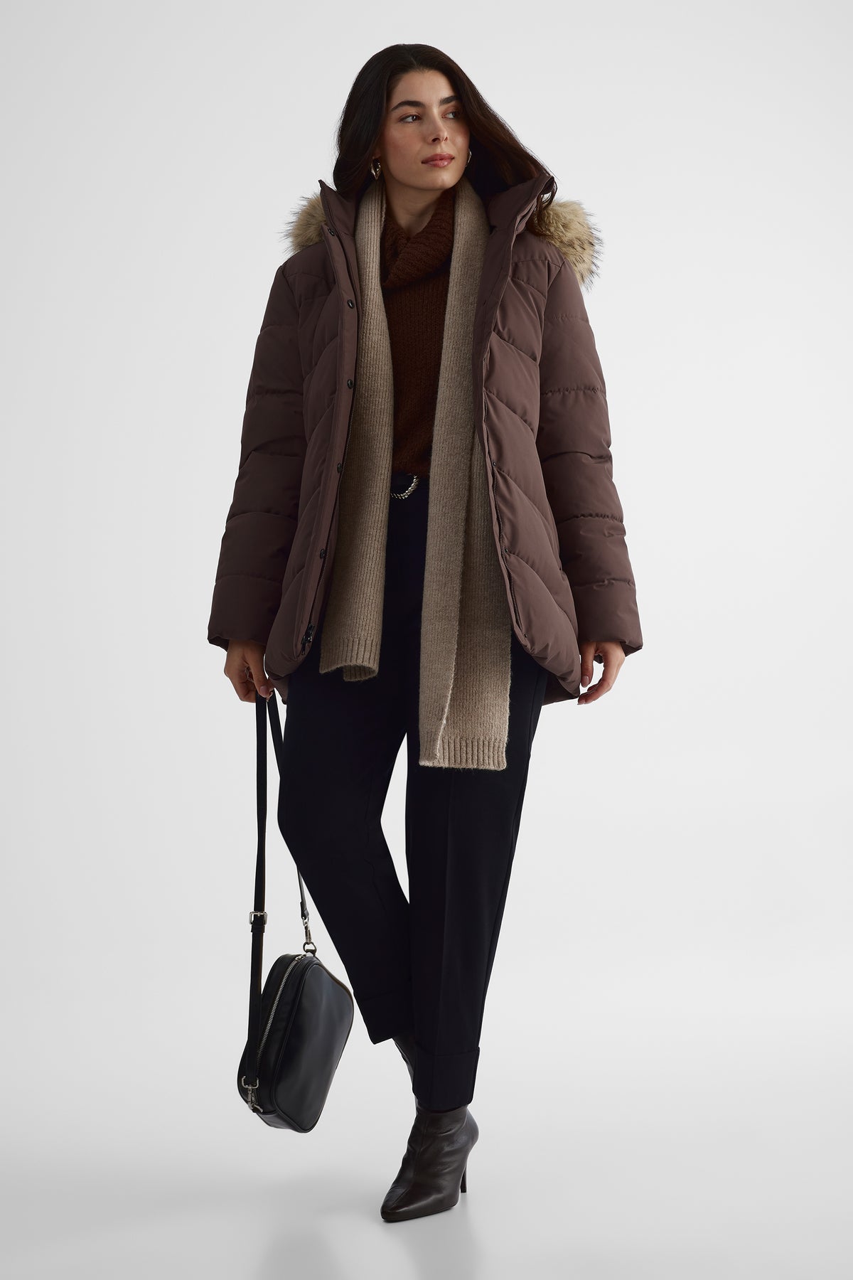 Manteau - Femme && BRUN