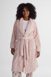 Robe de chambre à manches longues - Femme && ROSE