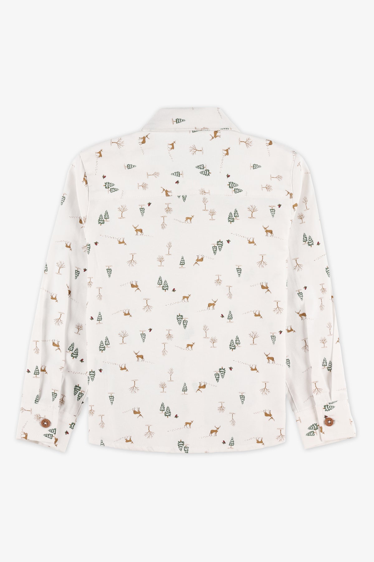 Chemise à manches longues - Enfant garçon && BEIGE/MULTI