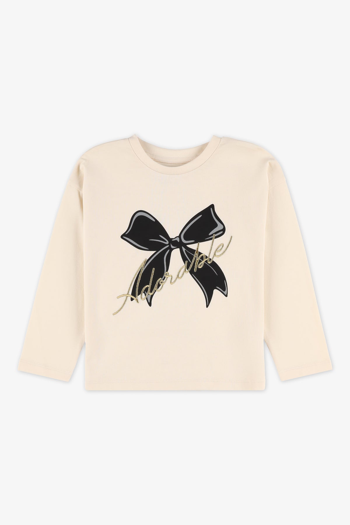 Chandail léger extensible - Enfant fille && BEIGE