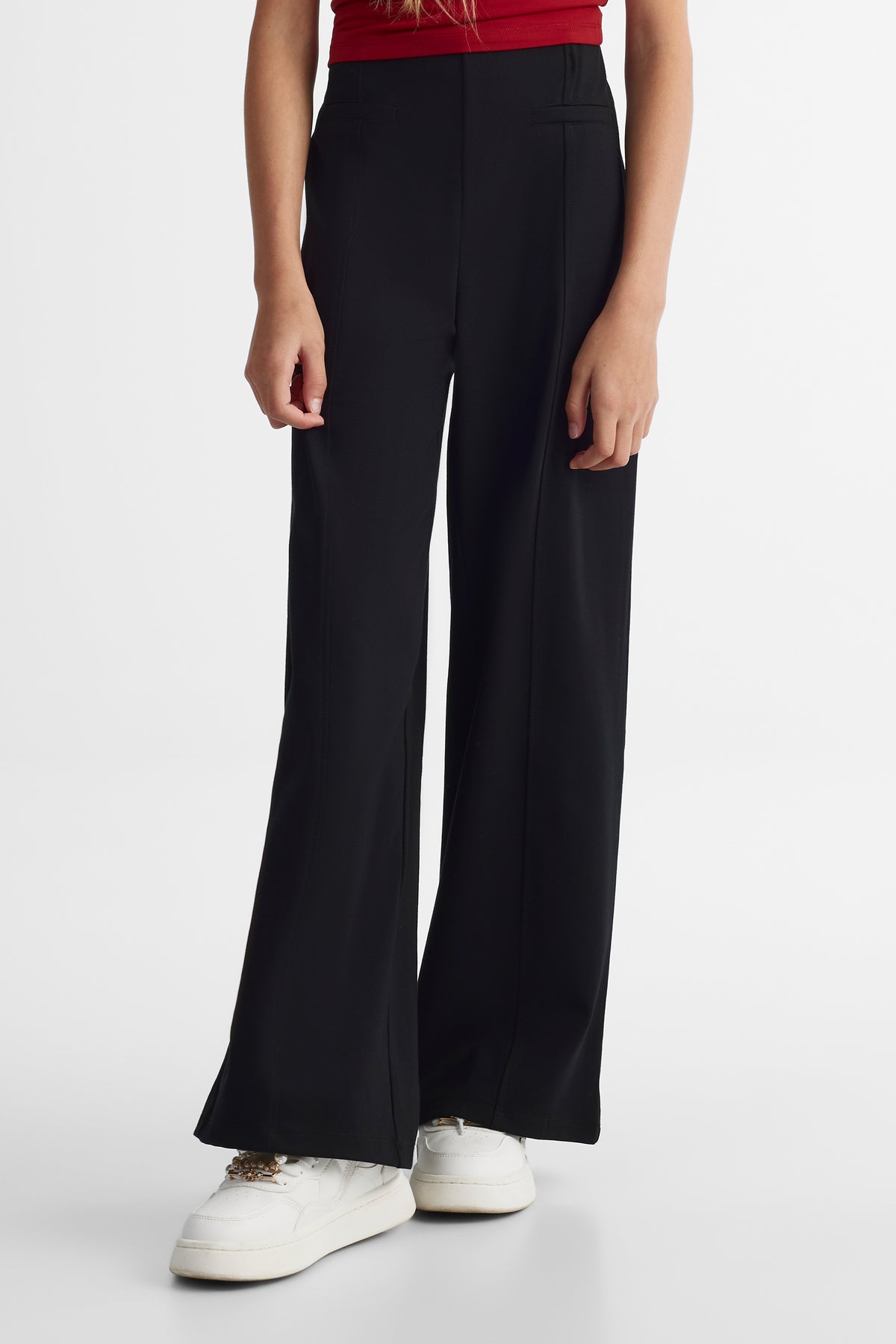 Pantalon extensible - Ado fille && NOIR