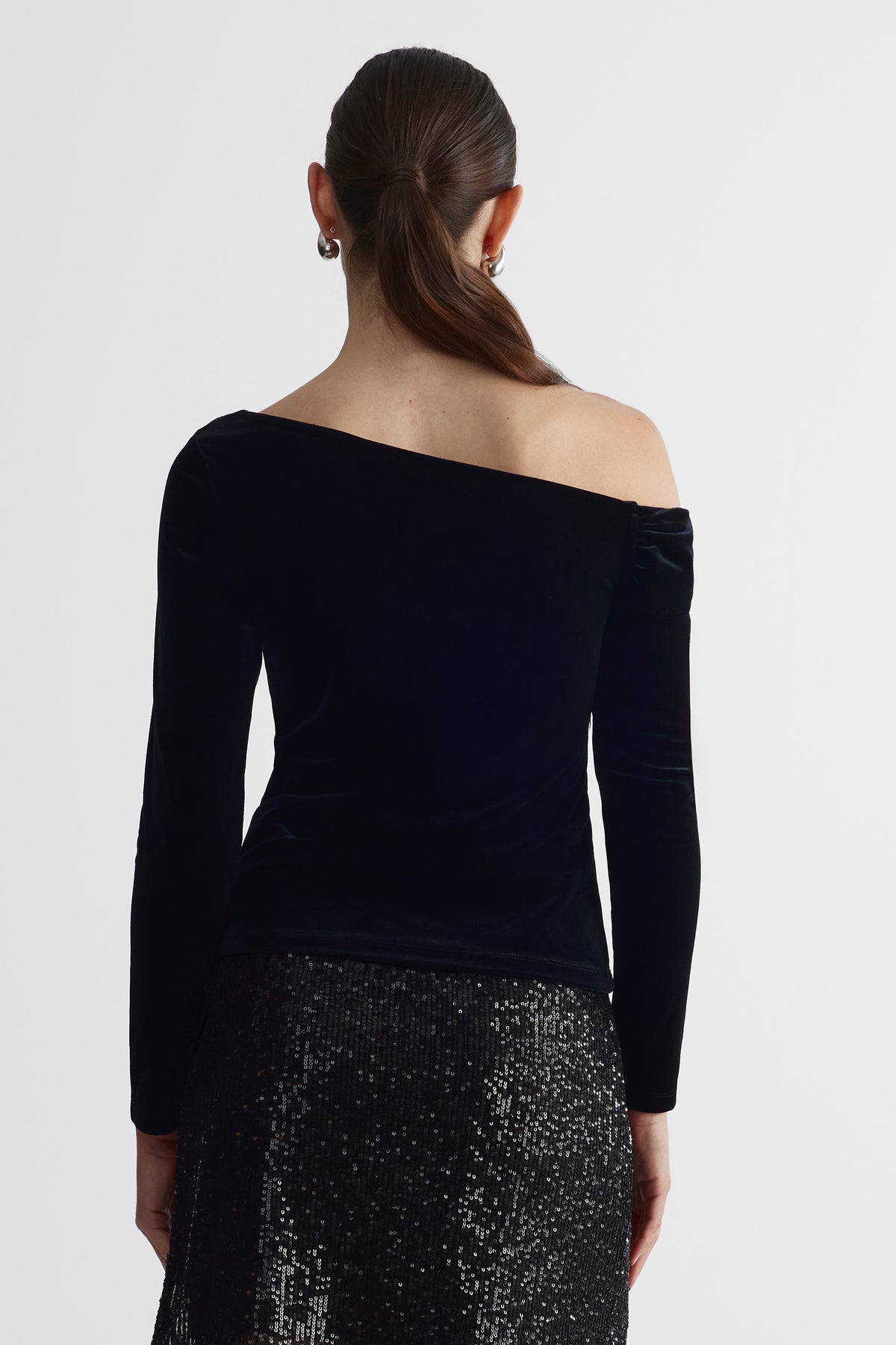 Chandail léger extensible - Femme && NOIR