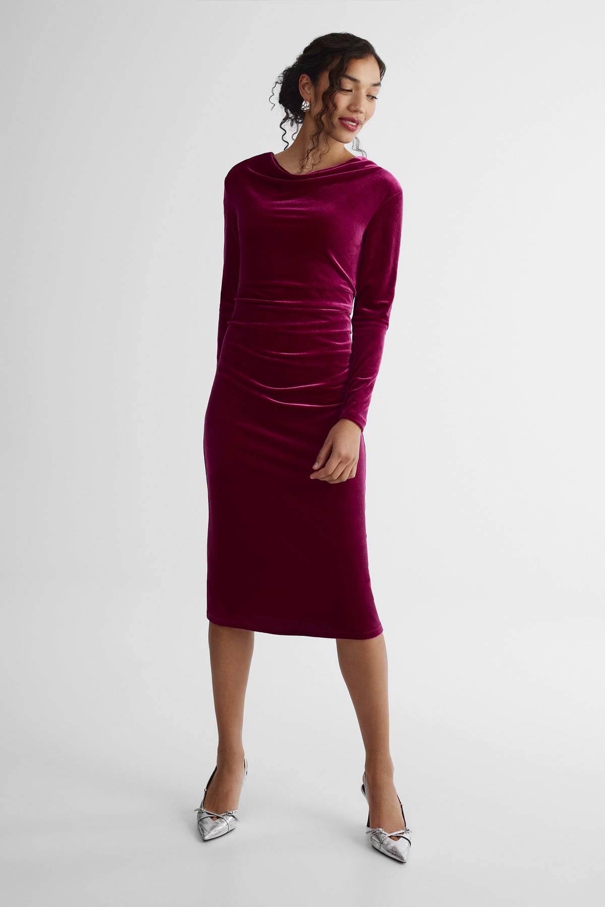 Robe extensible - Femme && BOURGOGNE
