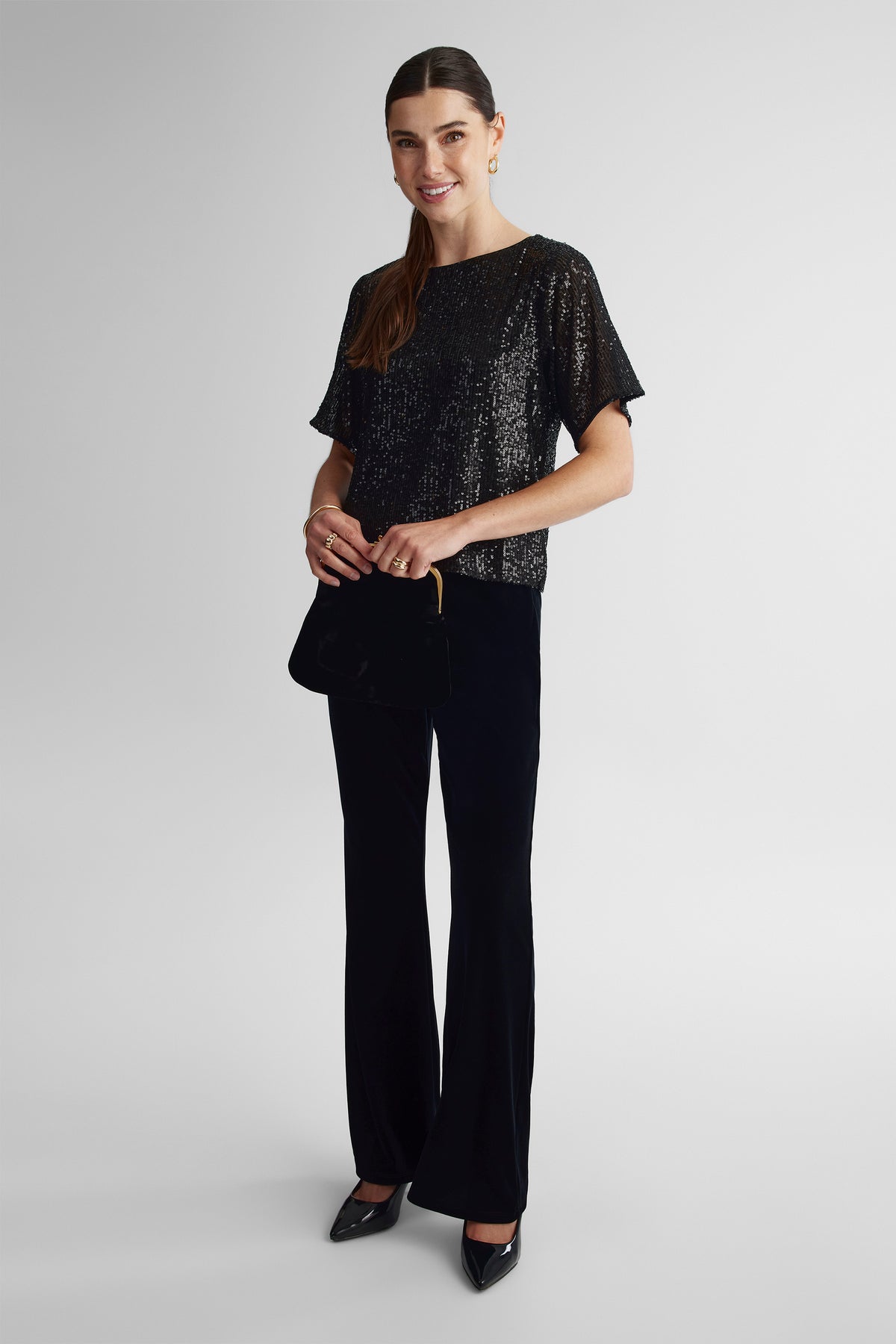 Pantalon extensible - Femme && NOIR