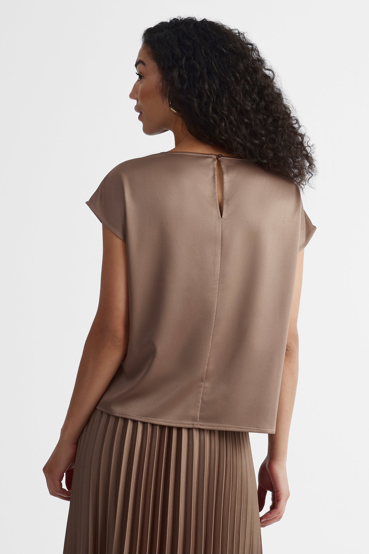 Chemisier sans manches - Femme && TAUPE