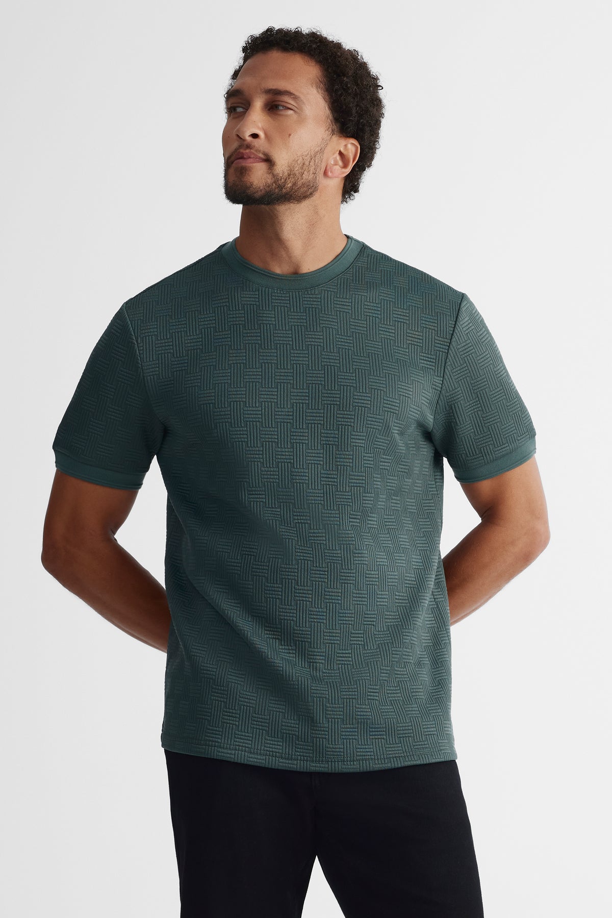 T-shirt extensible - Homme && VERT