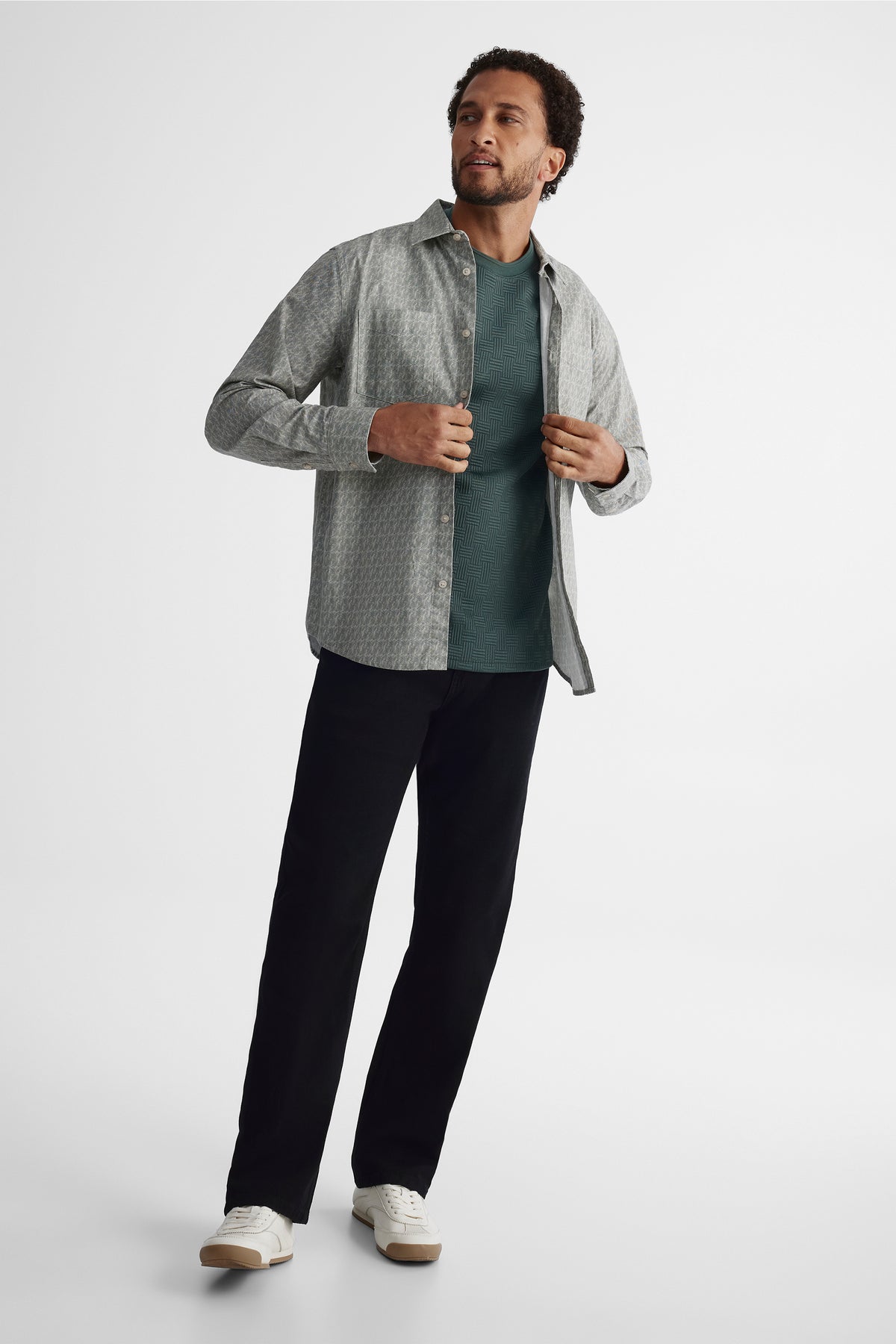 T-shirt extensible - Homme && VERT